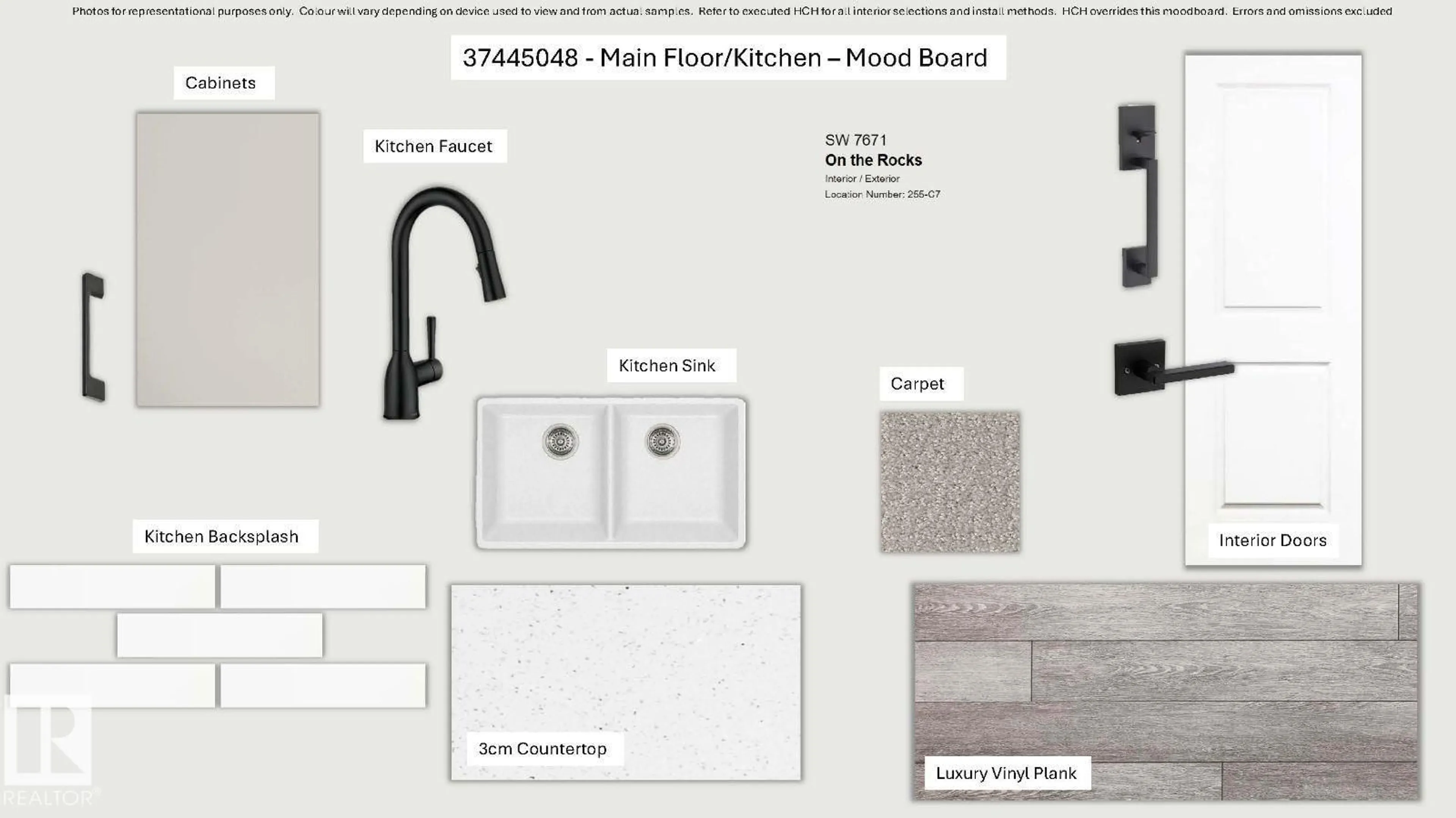 Standard kitchen, ceramic/tile floor for 20512 15 AV, Edmonton Alberta T6M3E7