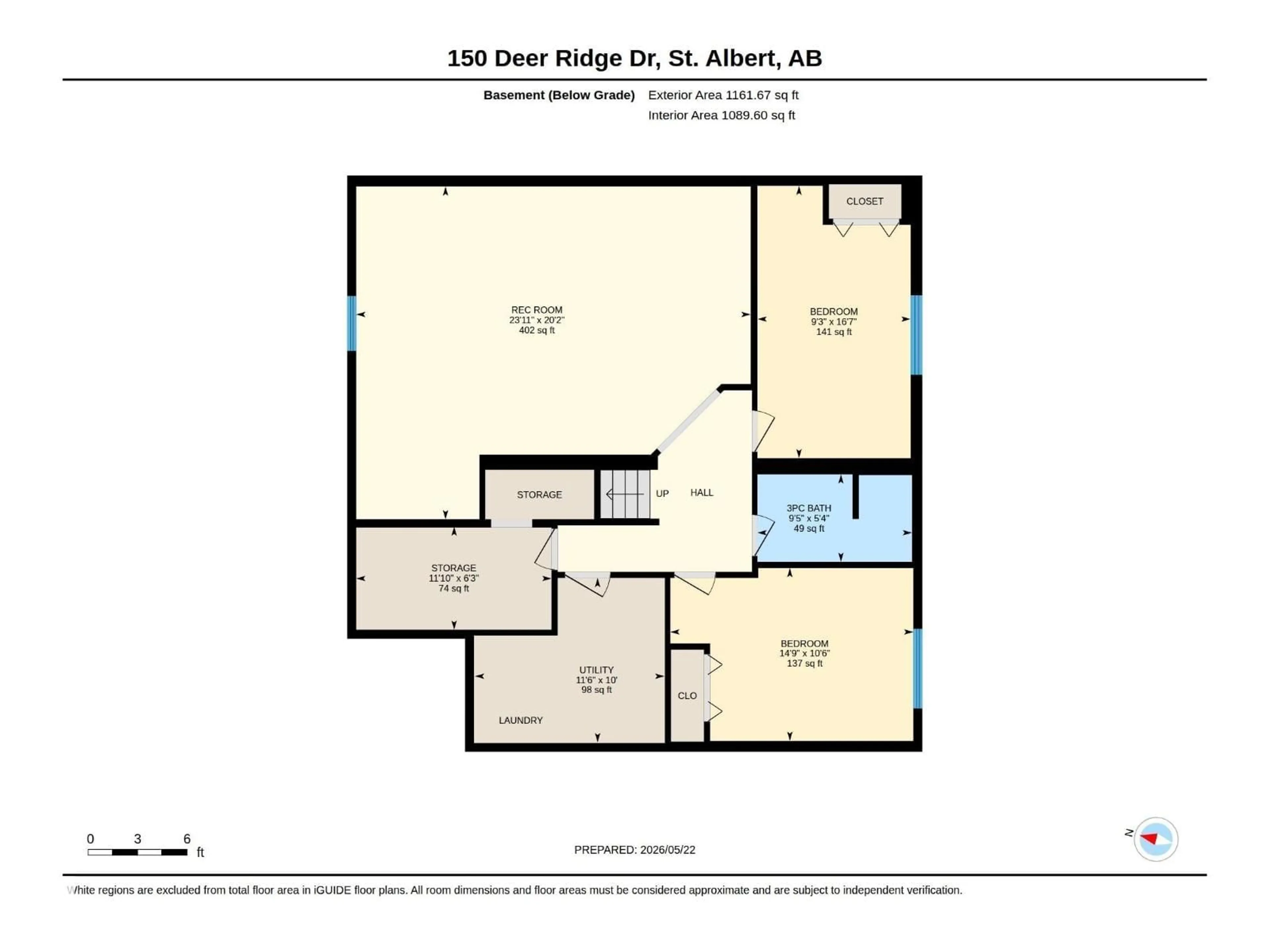 Floor plan for 150 DEER RIDGE DR, St. Albert Alberta T8N6G9