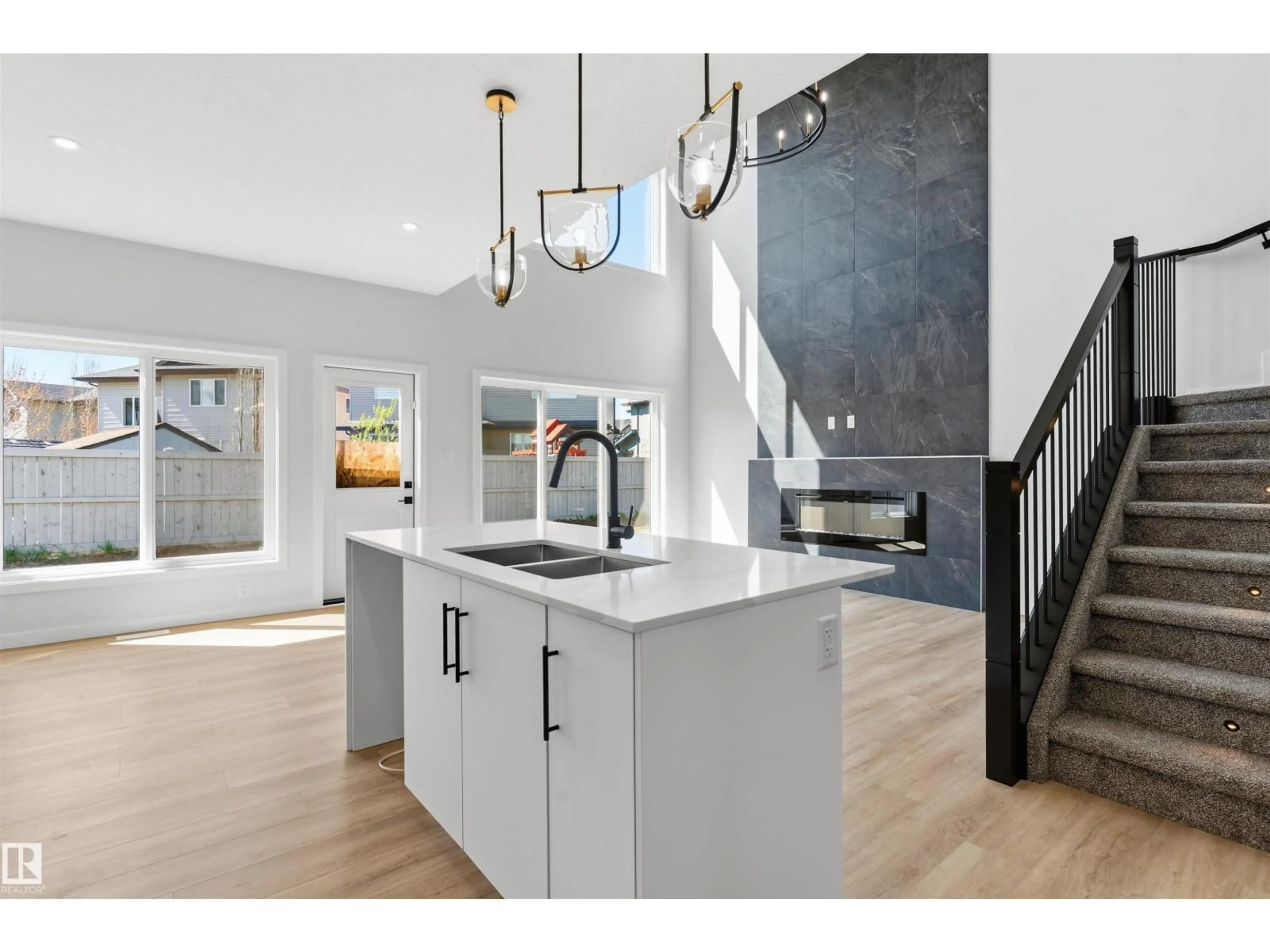 Open concept kitchen, unknown for NW - 8727 181 AV, Edmonton Alberta T5Z0X2