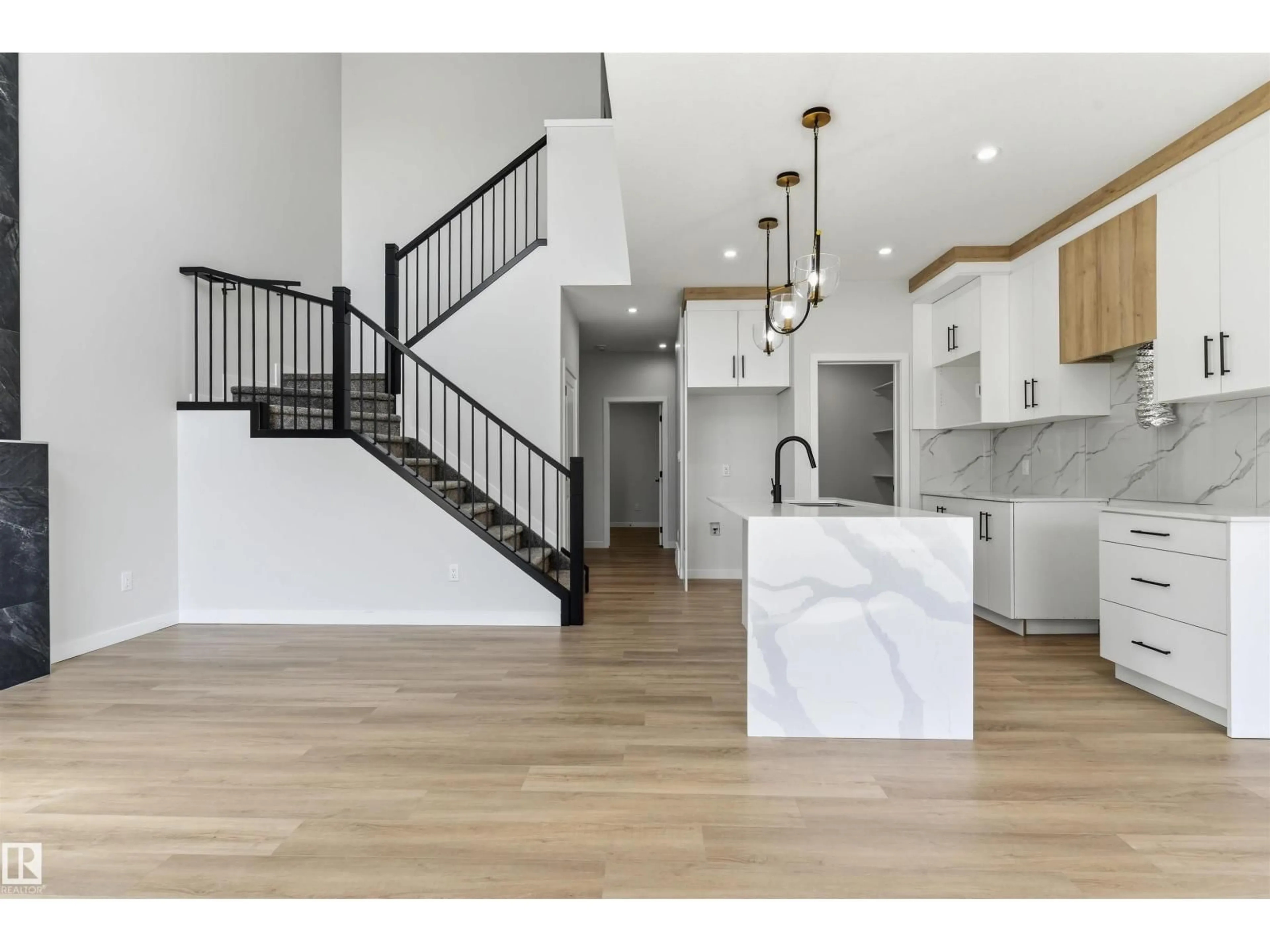 Open concept kitchen, unknown for NW - 8727 181 AV, Edmonton Alberta T5Z0X2