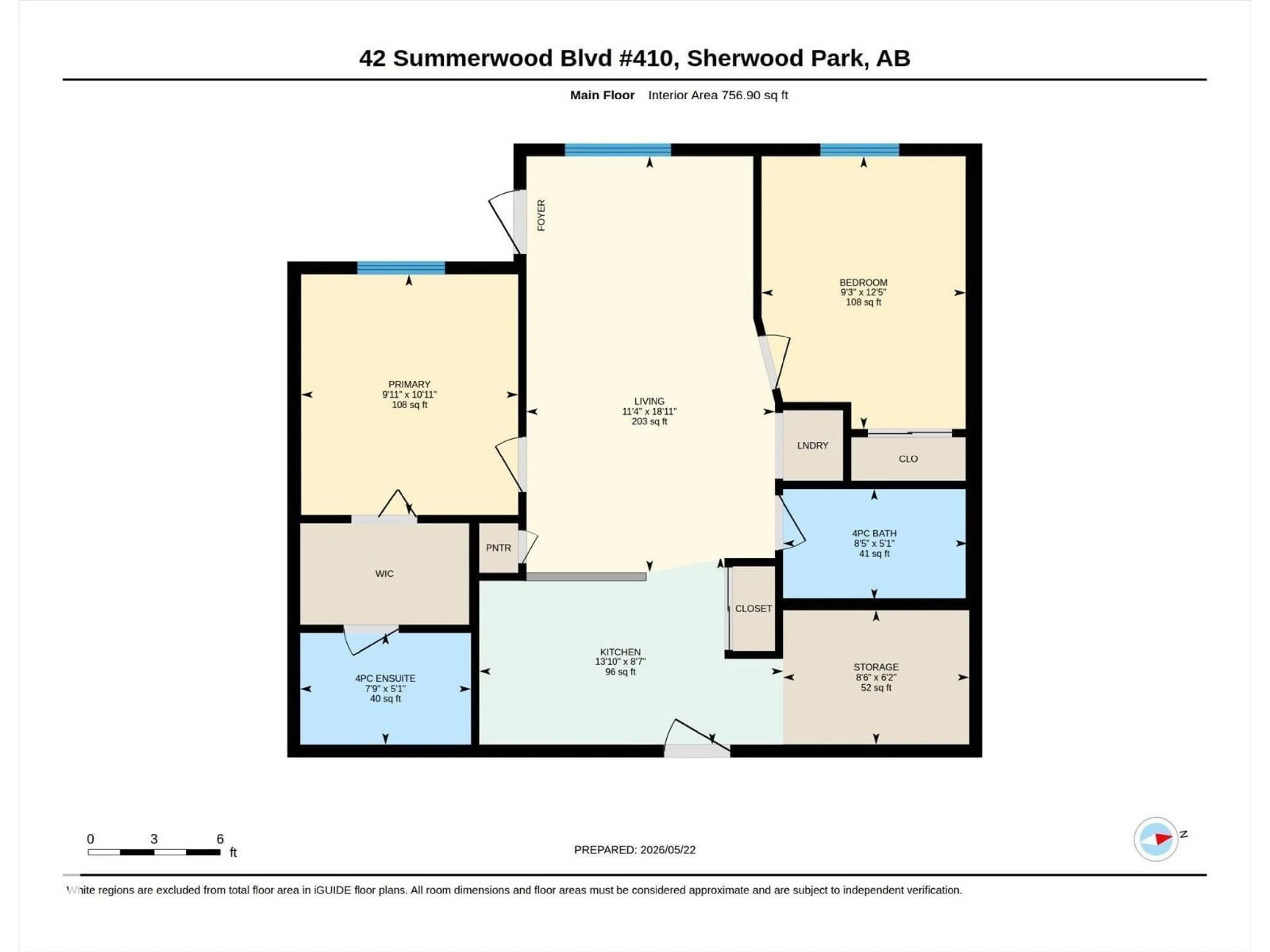 Floor plan for 410 SUMMERWOOD BV, Sherwood Park Alberta T8H0C3