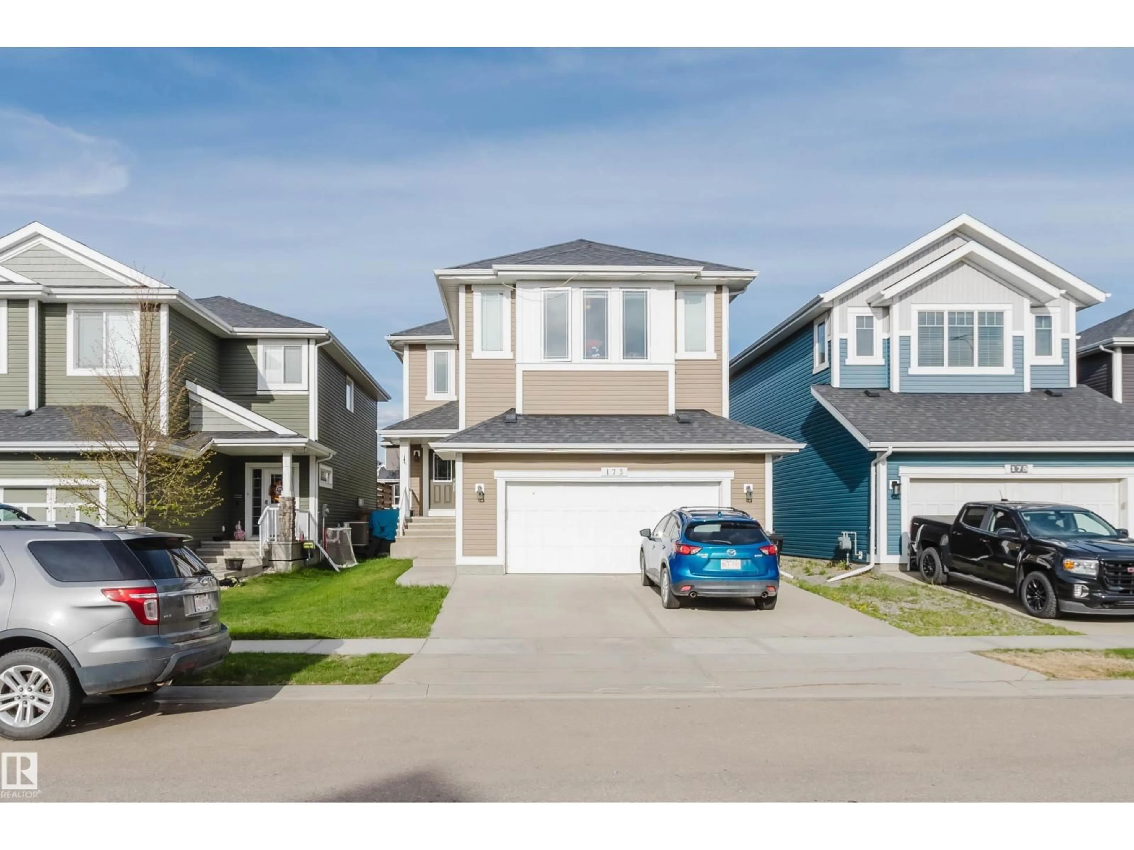 Home with vinyl exterior material, street for 173 SHEPPARD CI, Leduc Alberta T9E0T4