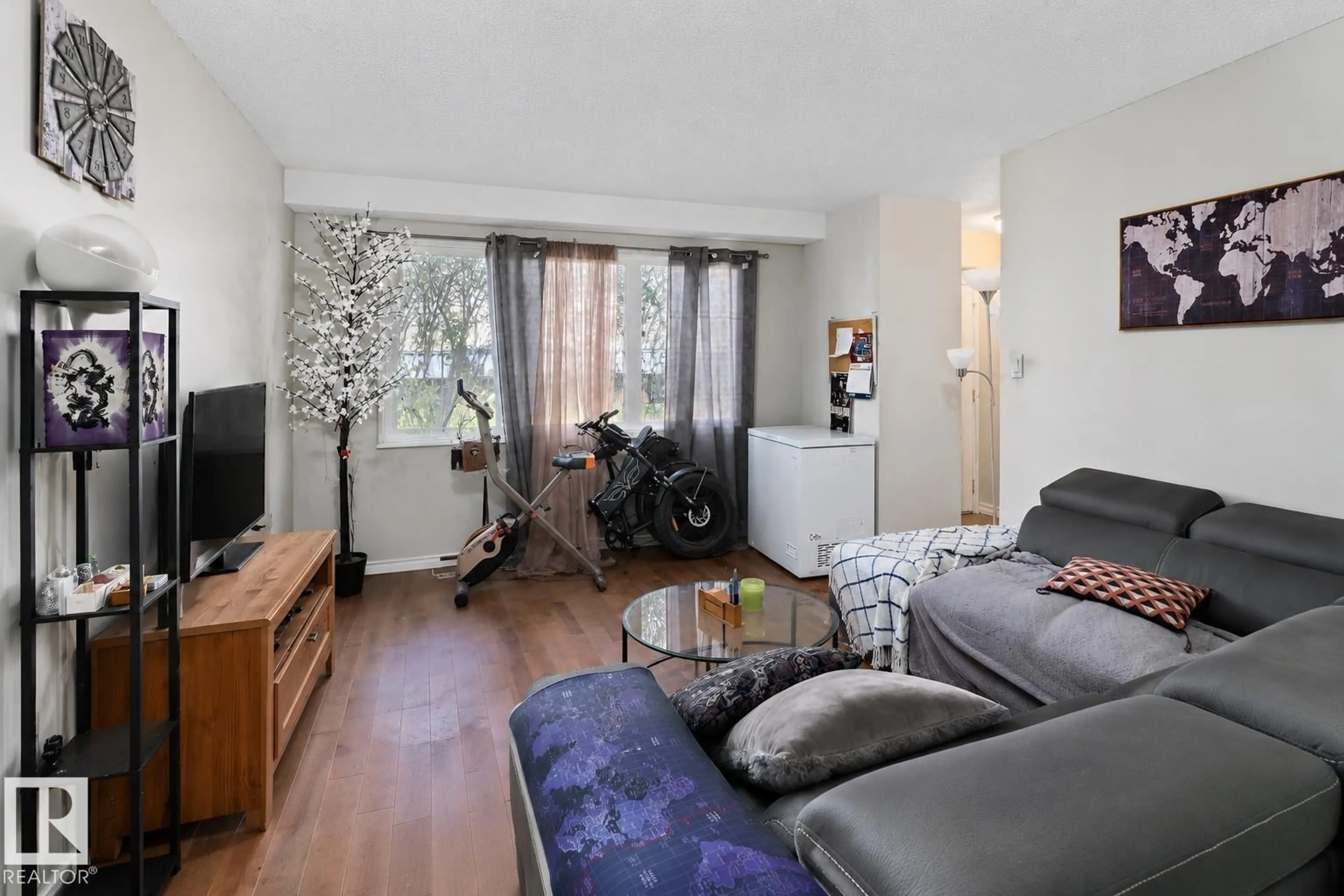 Living room with furniture, unknown for 6617 180 ST NW, Edmonton Alberta T5T2A3