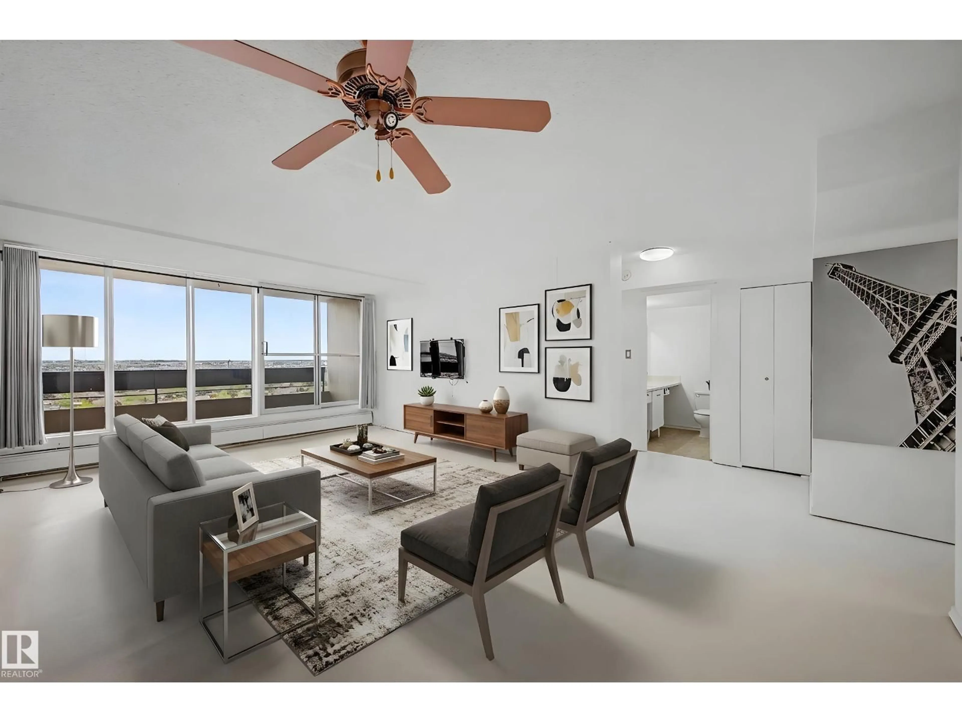 Living room with furniture, unknown for 160 8735 165 ST, Edmonton Alberta T5R2R6