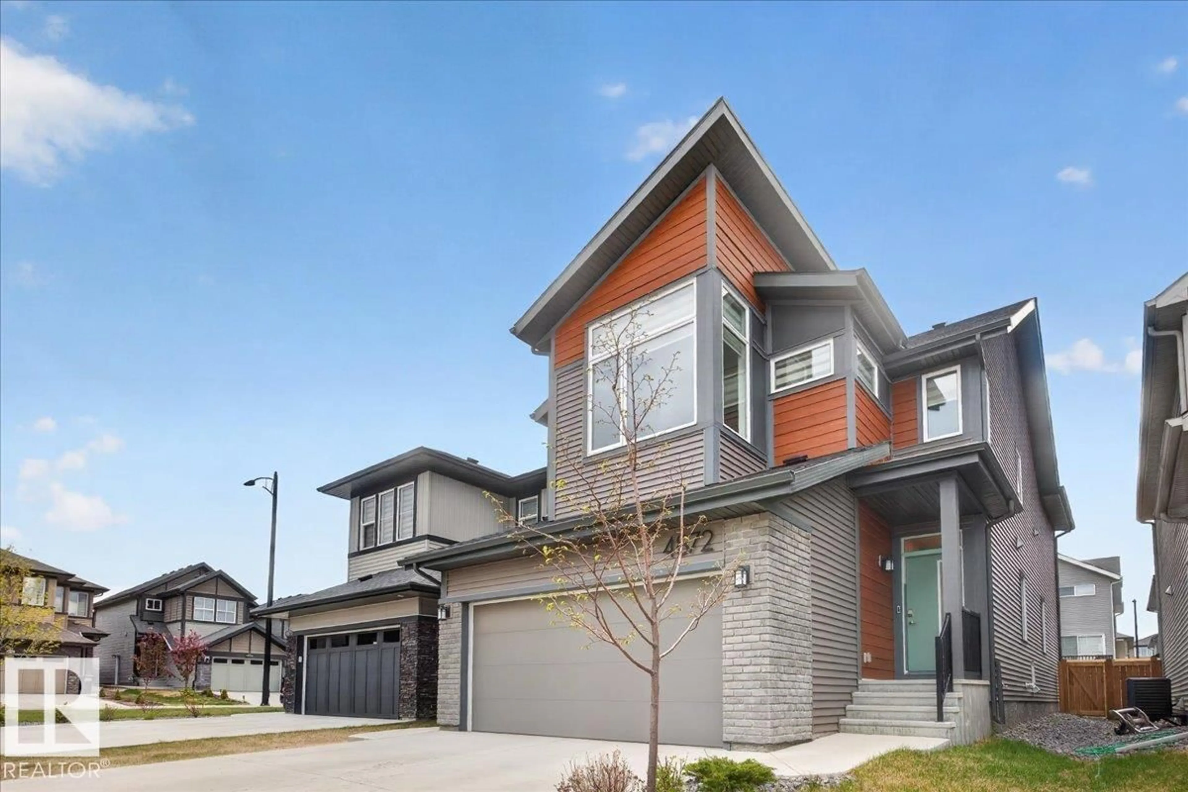 Home with brick exterior material, street for 4872 KINNEY RD, Edmonton Alberta T6W5G3
