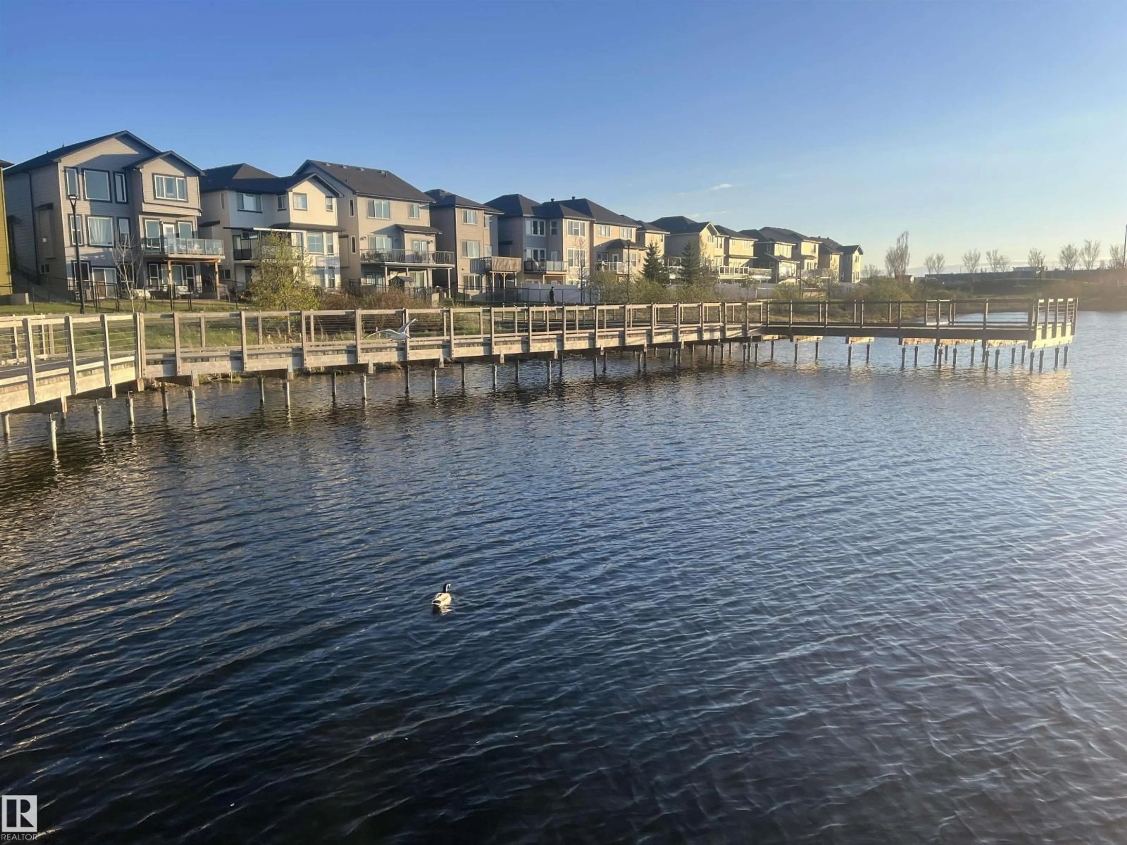 A pic from outside/outdoor area/front of a property/back of a property/a pic from drone, water/lake/river/ocean view for 12208 168 AV, Edmonton Alberta T5X0J1