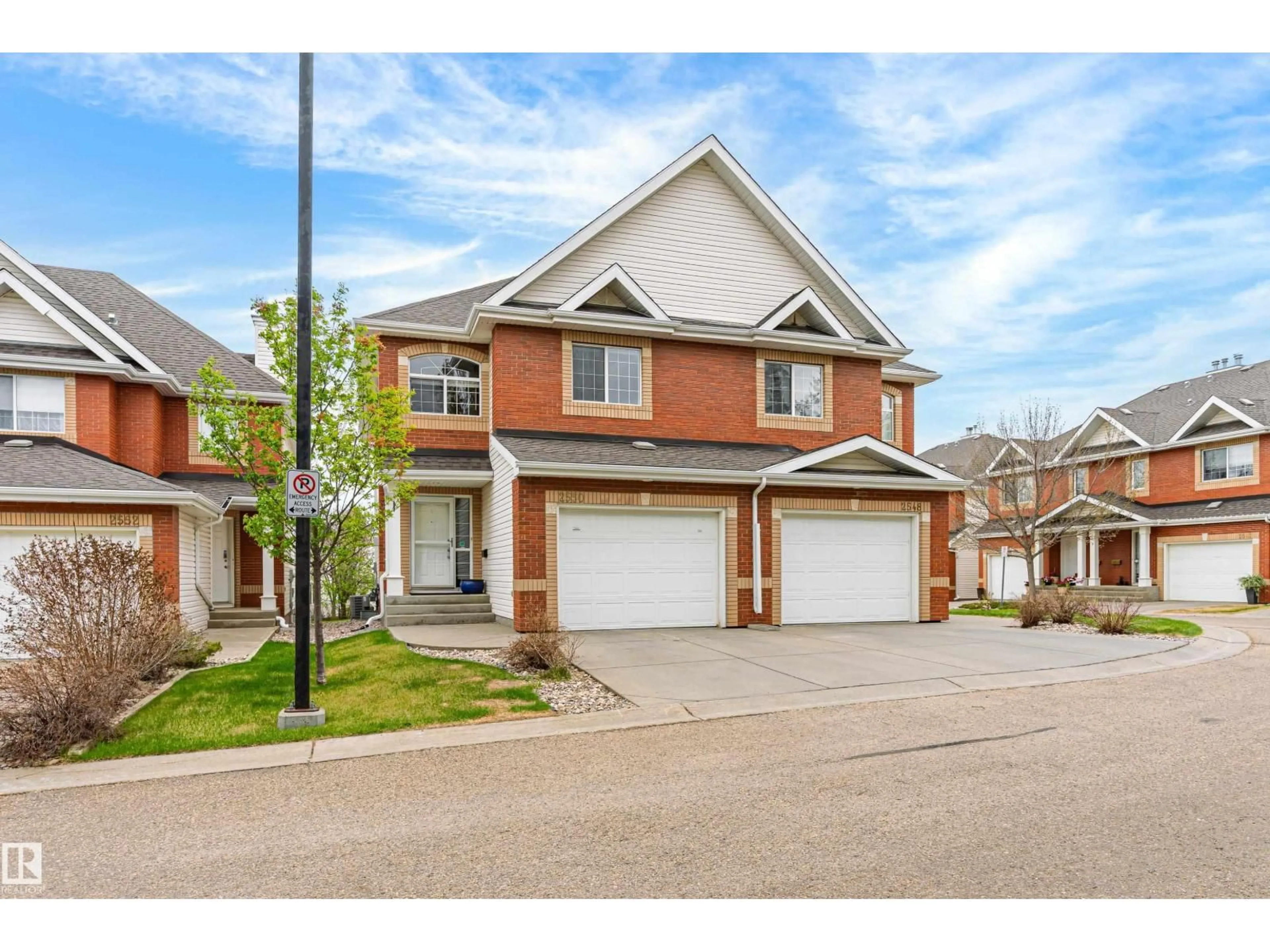 Home with brick exterior material, street for 2550 RABBIT HILL RD, Edmonton Alberta T6R2Y9
