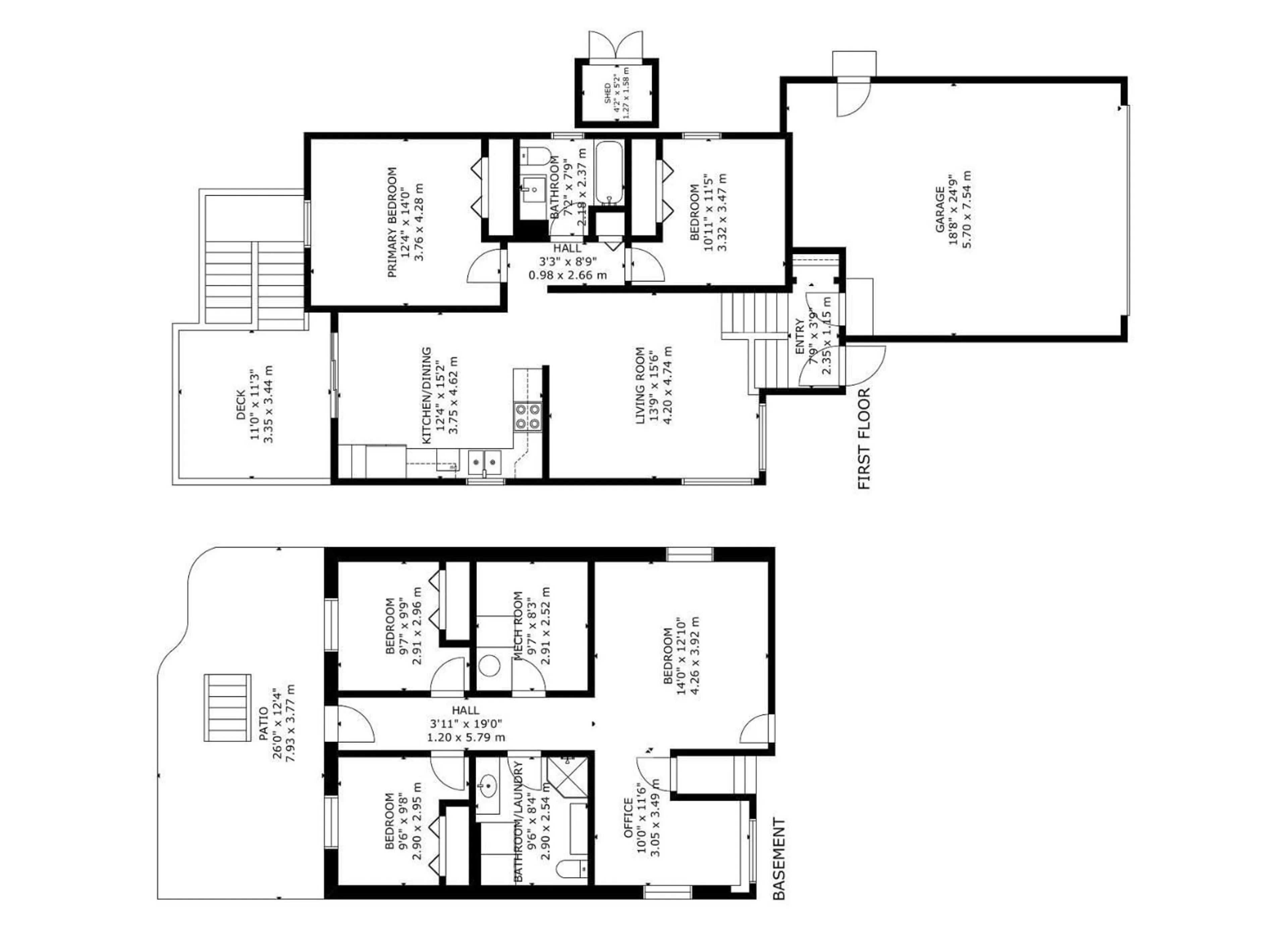 Floor plan for 86 LA COSTA FAIRWAY CL, Stony Plain Alberta T7Z2A5