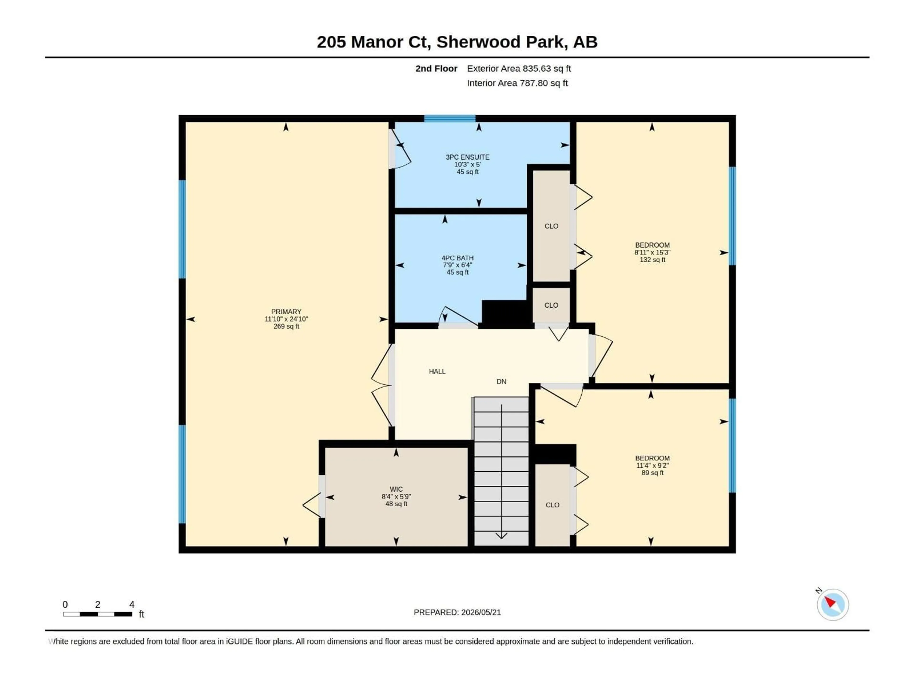 Floor plan for 205 MANOR CO, Sherwood Park Alberta T8A0S8