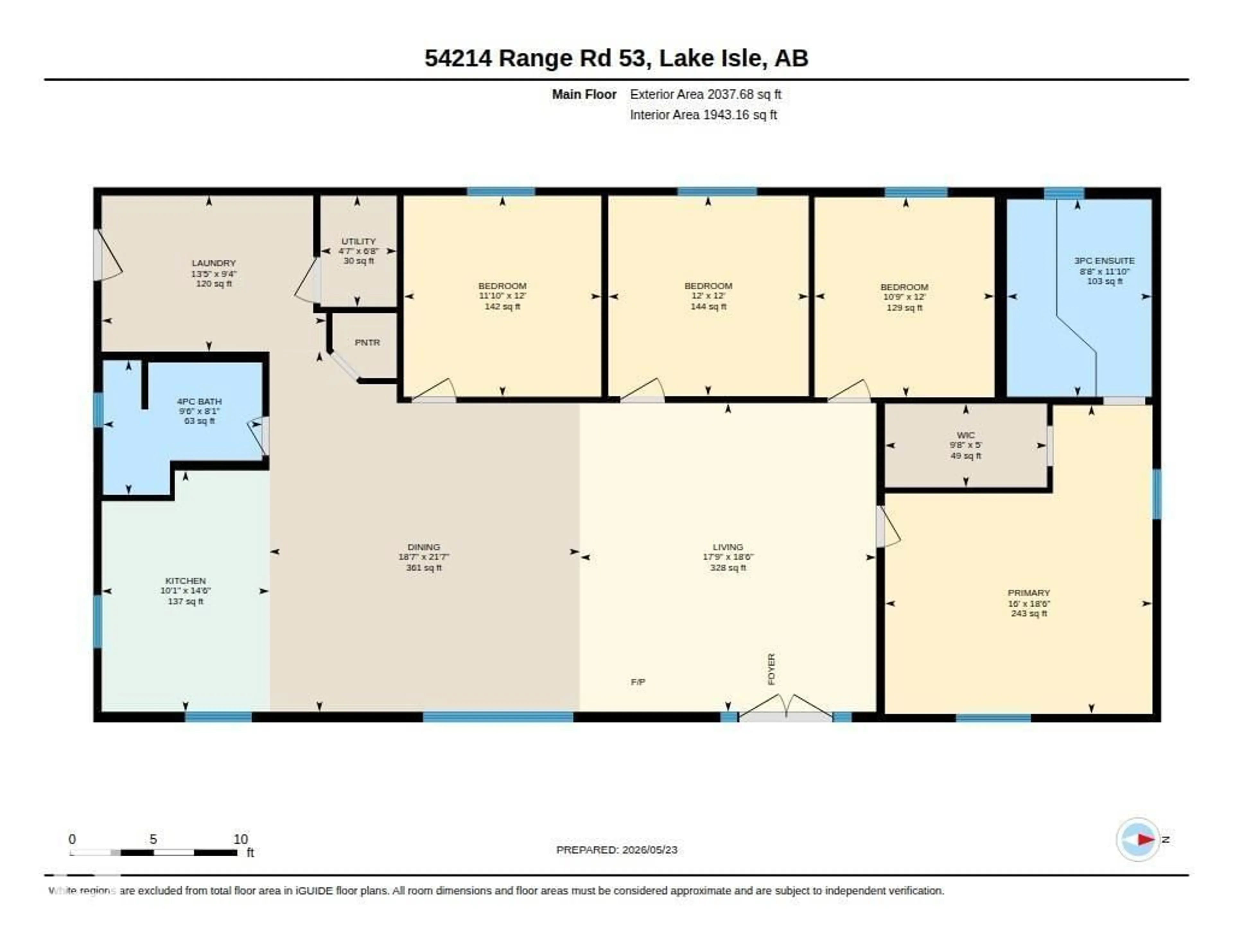 Floor plan for 54214 RGE ROAD 53, Rural Lac Ste. Anne County Alberta T0E0L0