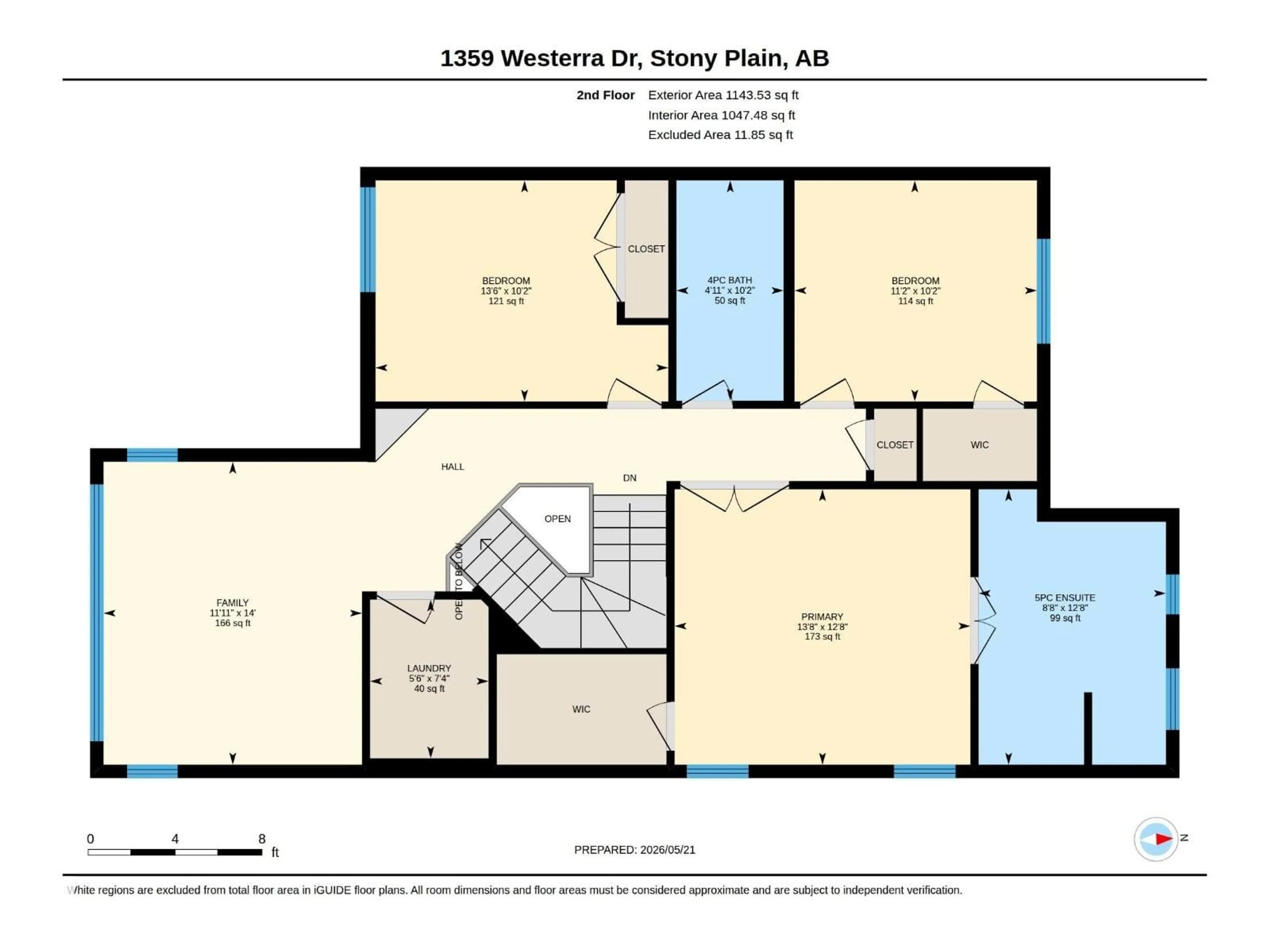 Floor plan for 1359 WESTERRA DR, Stony Plain Alberta T7Z0K7
