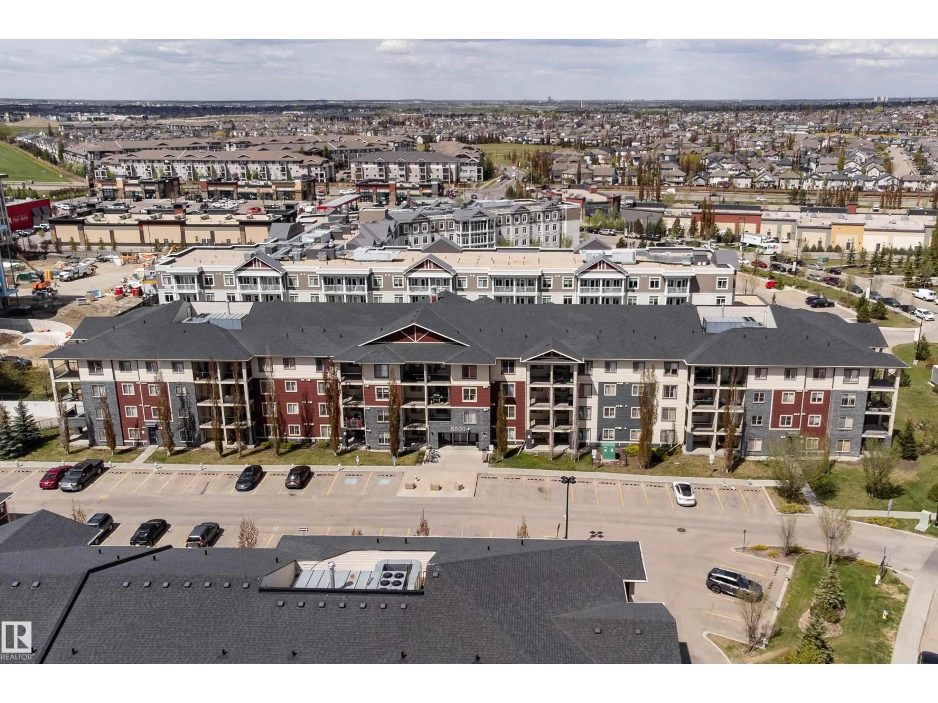 A pic from outside/outdoor area/front of a property/back of a property/a pic from drone, unknown for 409 - 5804 MULLEN PL, Edmonton Alberta T6R0W3