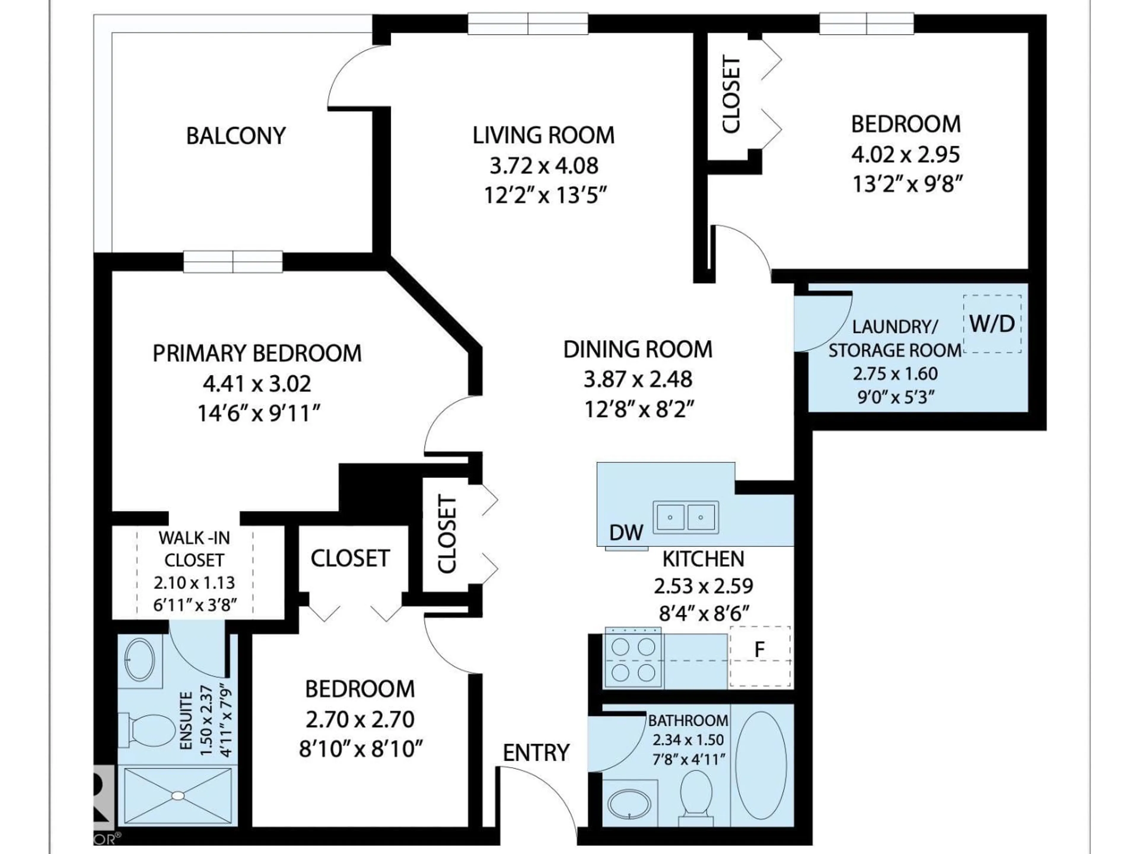 Floor plan for 409 - 5804 MULLEN PL, Edmonton Alberta T6R0W3