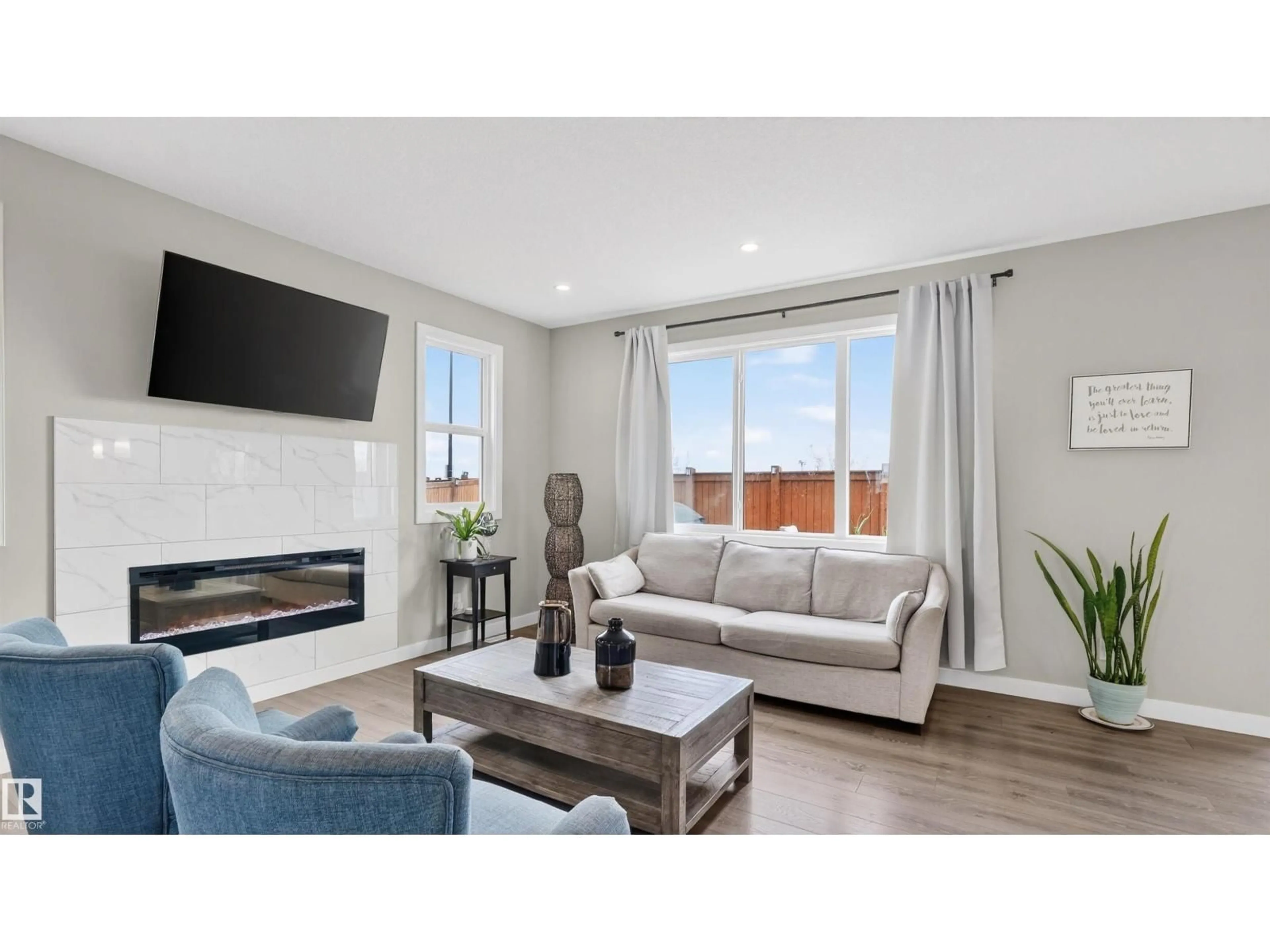 Living room with furniture, unknown for NW - 1723 200 ST, Edmonton Alberta T6M0Y2