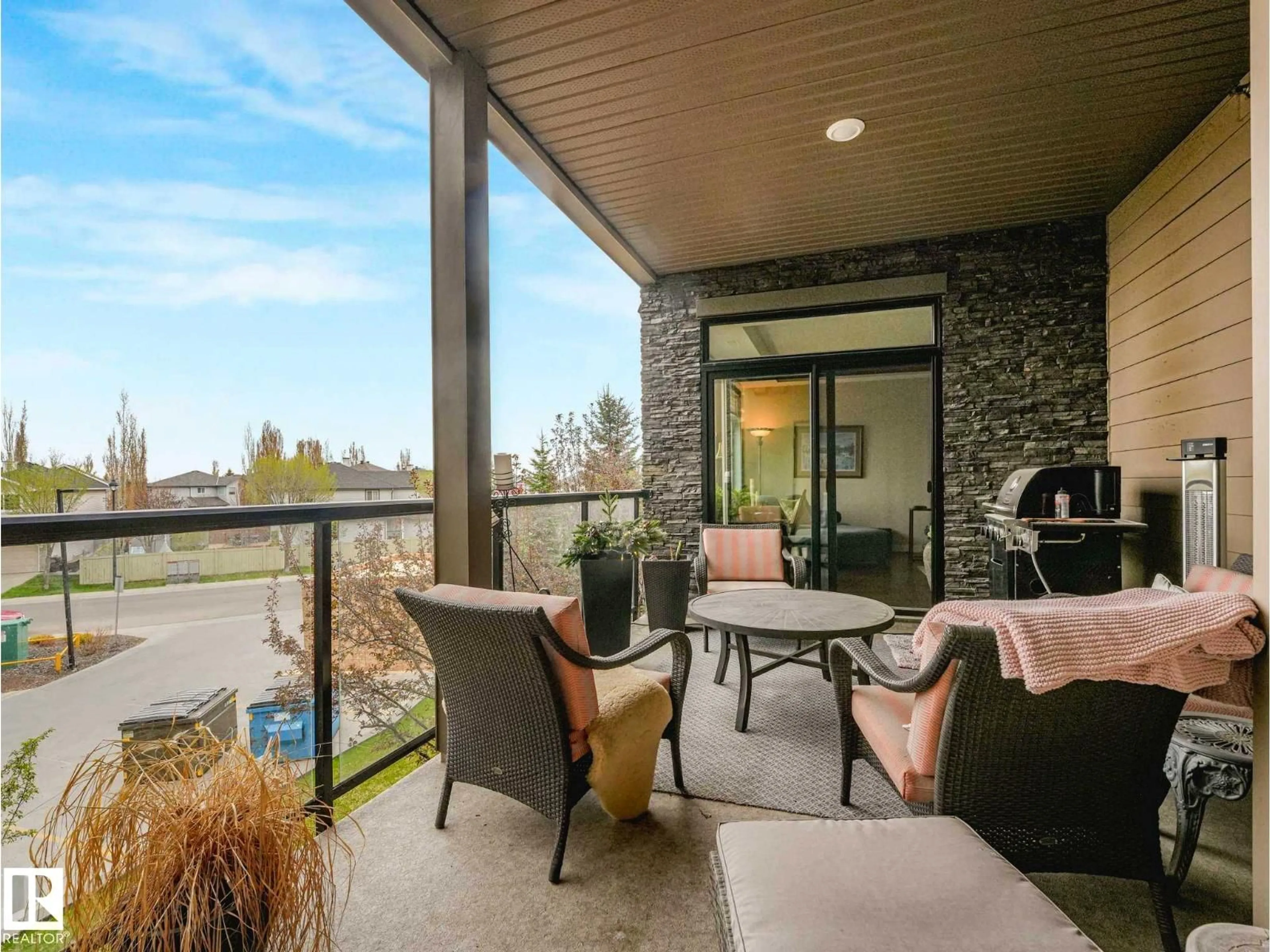 Patio, water/lake/river/ocean view for #213 - 625 LEGER WY, Edmonton Alberta T6R0W4