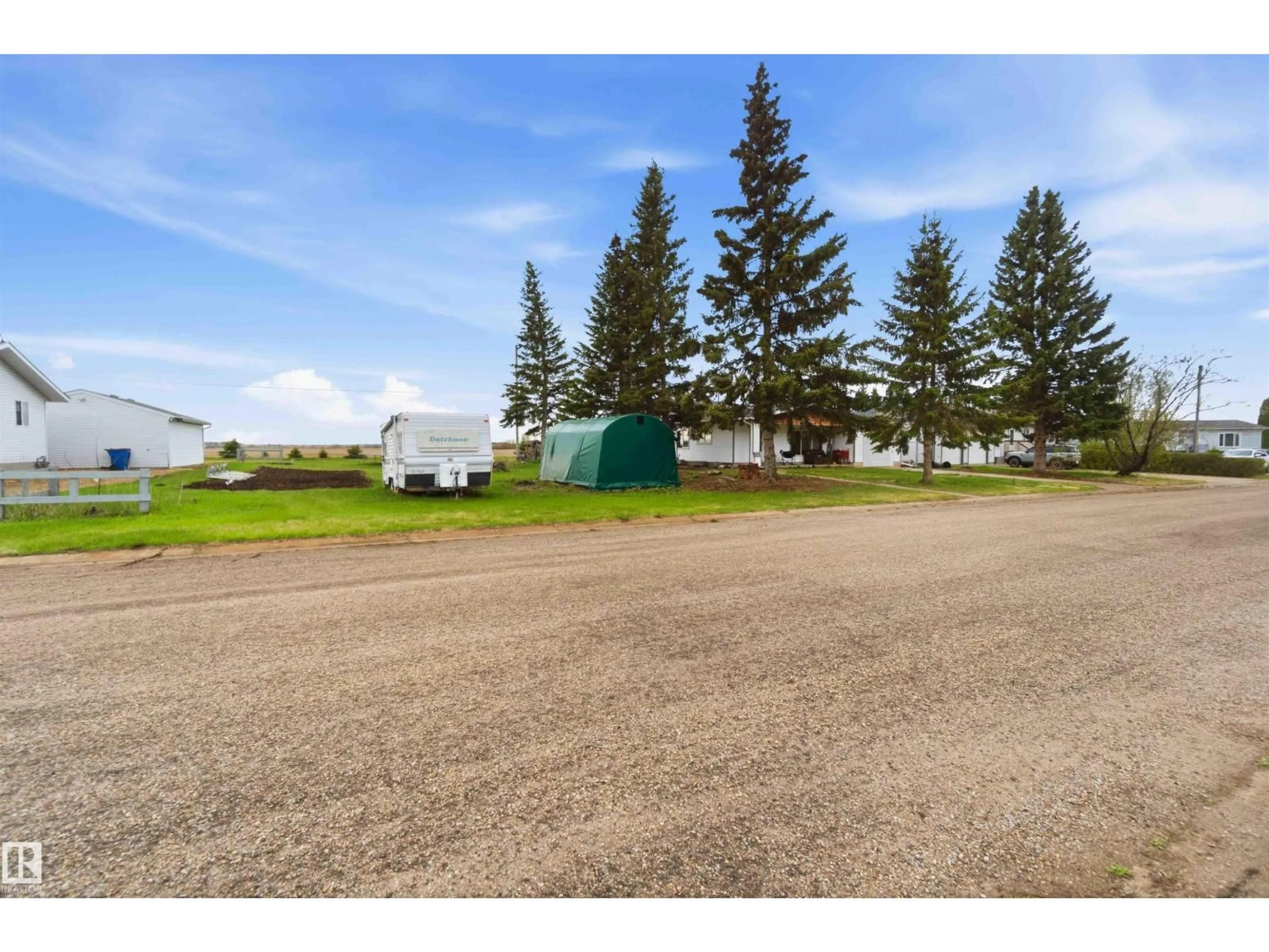 A pic from outside/outdoor area/front of a property/back of a property/a pic from drone, street for 5437 49 AV, Andrew Alberta T0B0C0