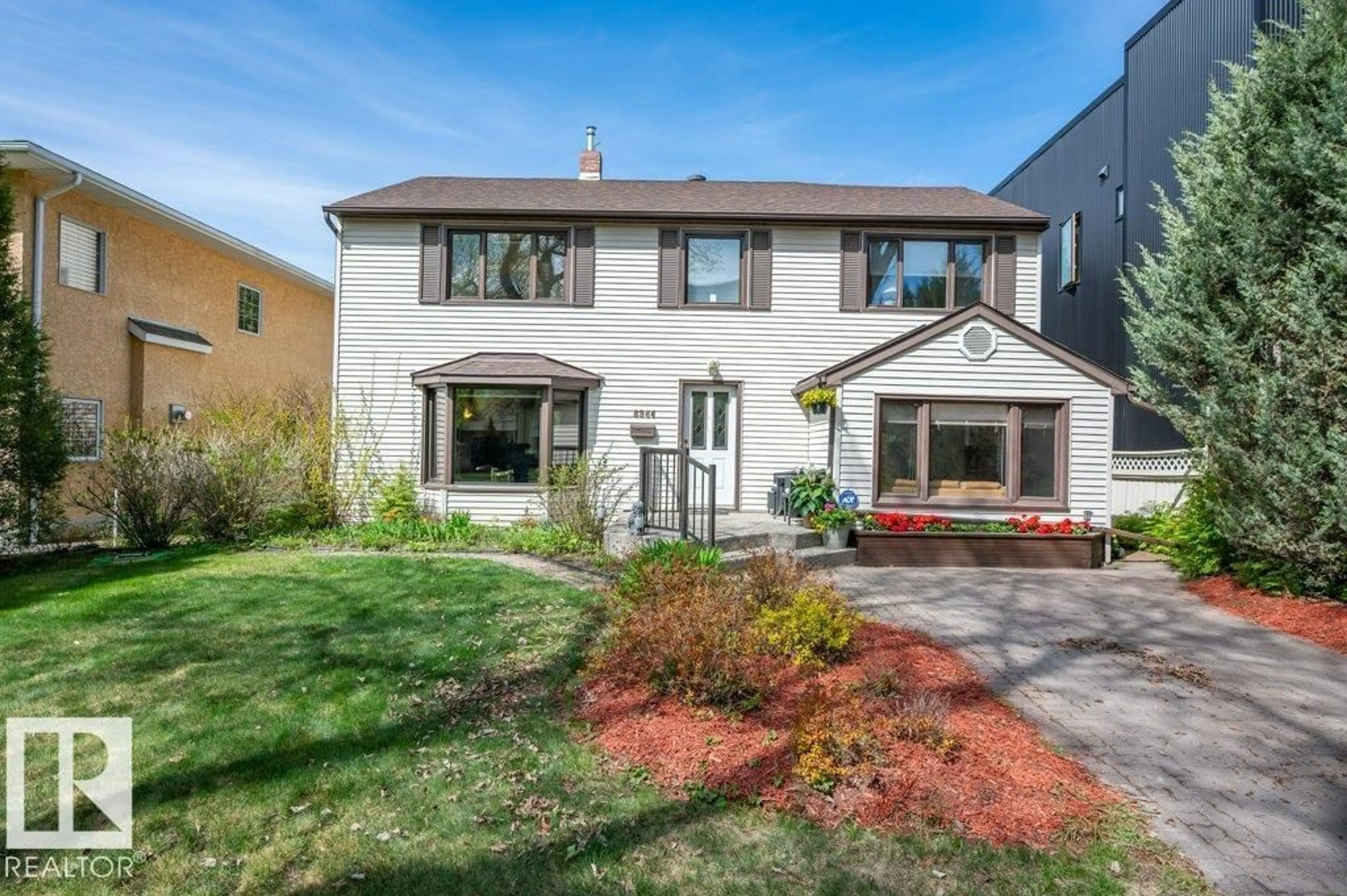 Home with brick exterior material, street for 8944 117 ST, Edmonton Alberta T6G1R9