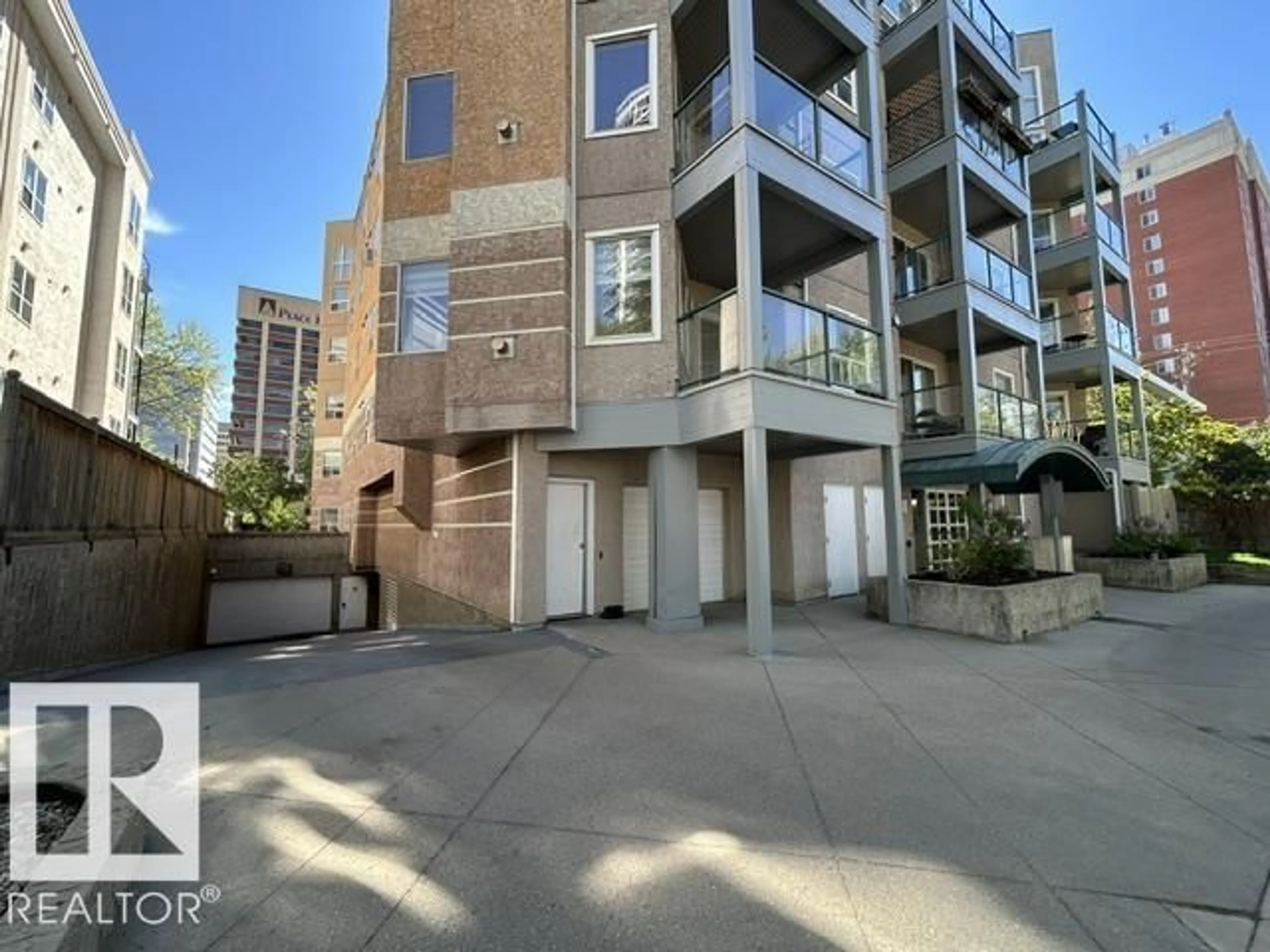 Patio, unknown for #304 - 10011 110 ST, Edmonton Alberta T5K2X1