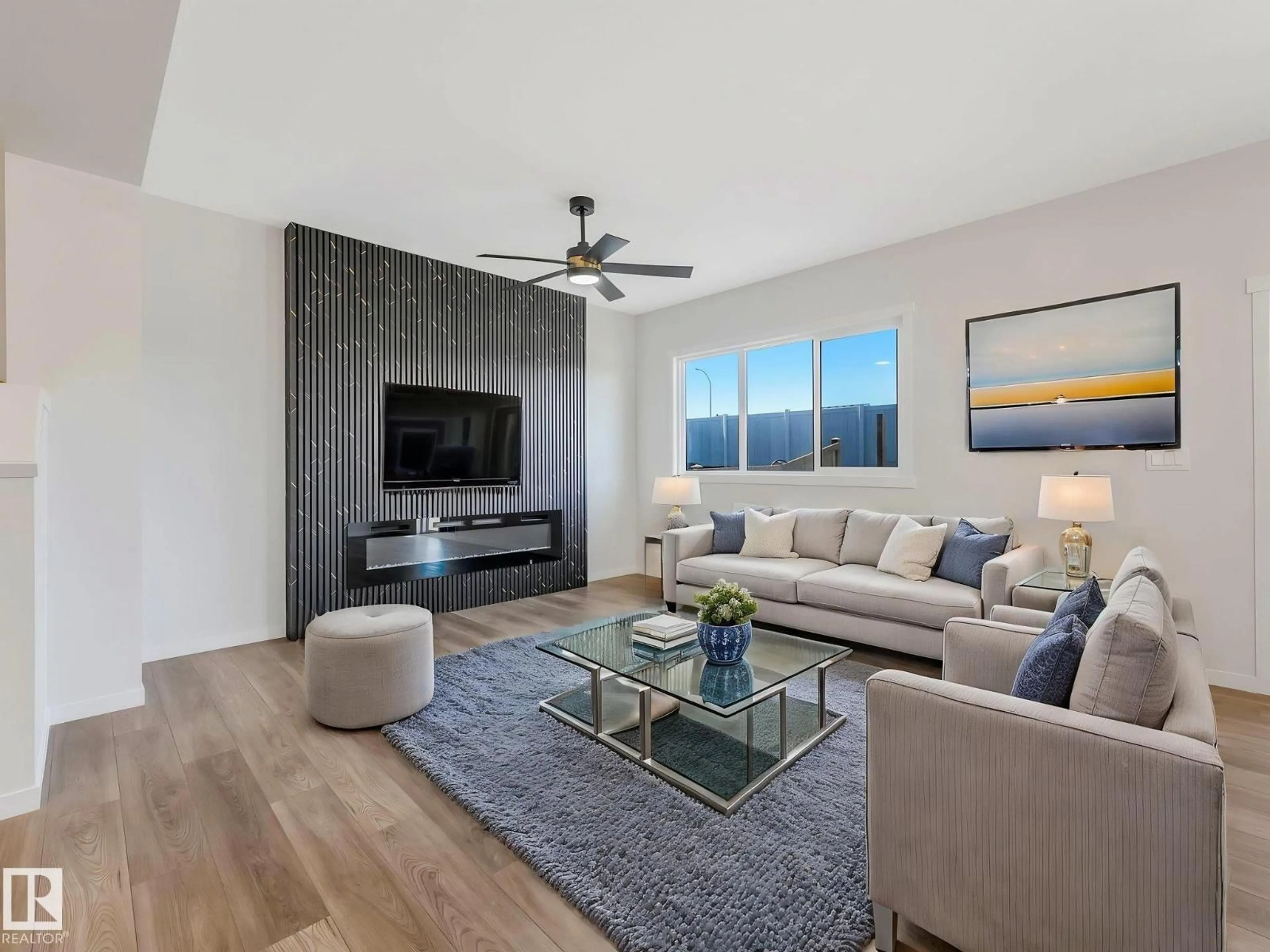 Living room with furniture, unknown for 20723 24 AV, Edmonton Alberta T6M2C4