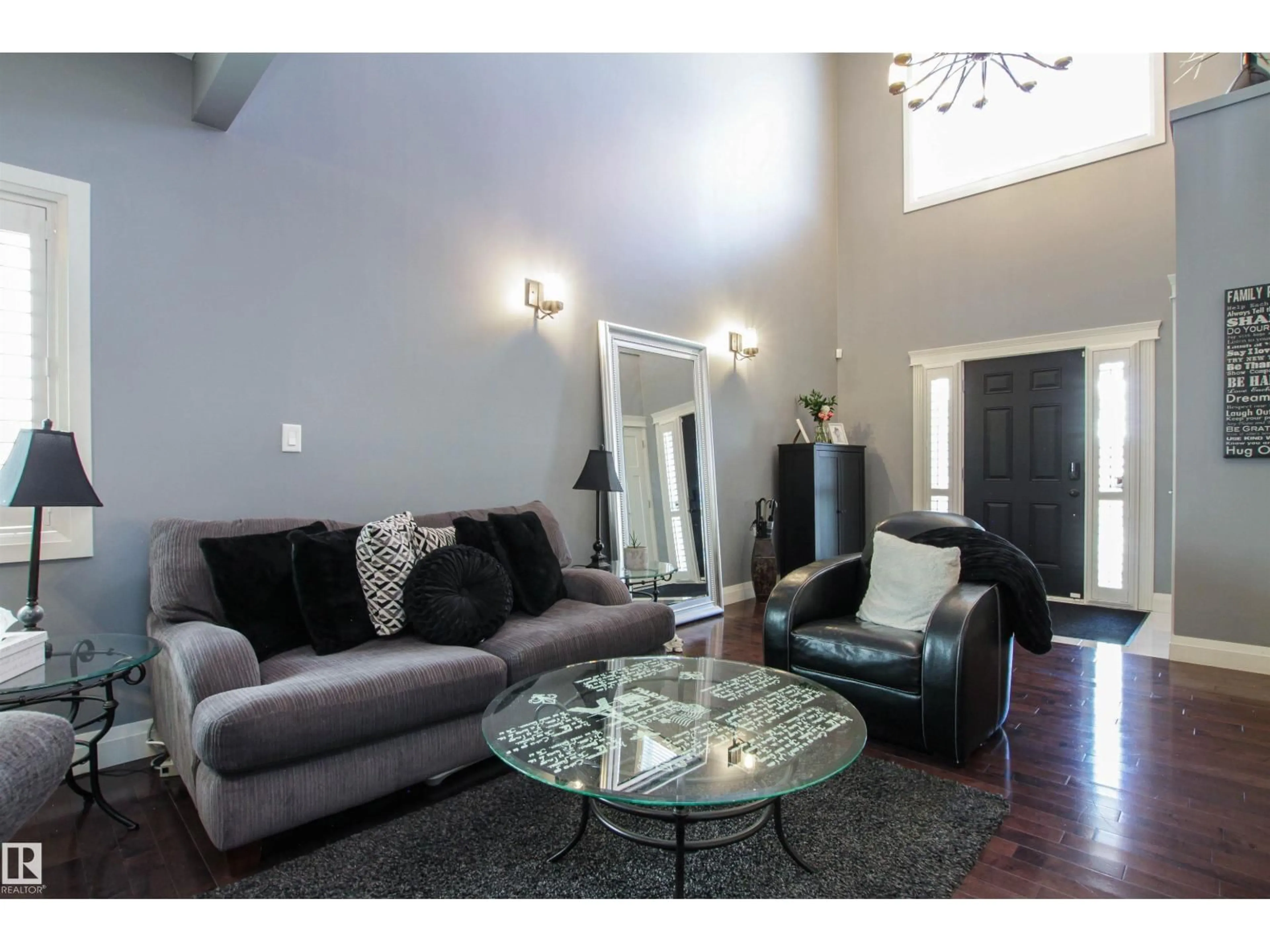 Living room with furniture, unknown for 112 BREMNER CR, Fort Saskatchewan Alberta T8L0E2