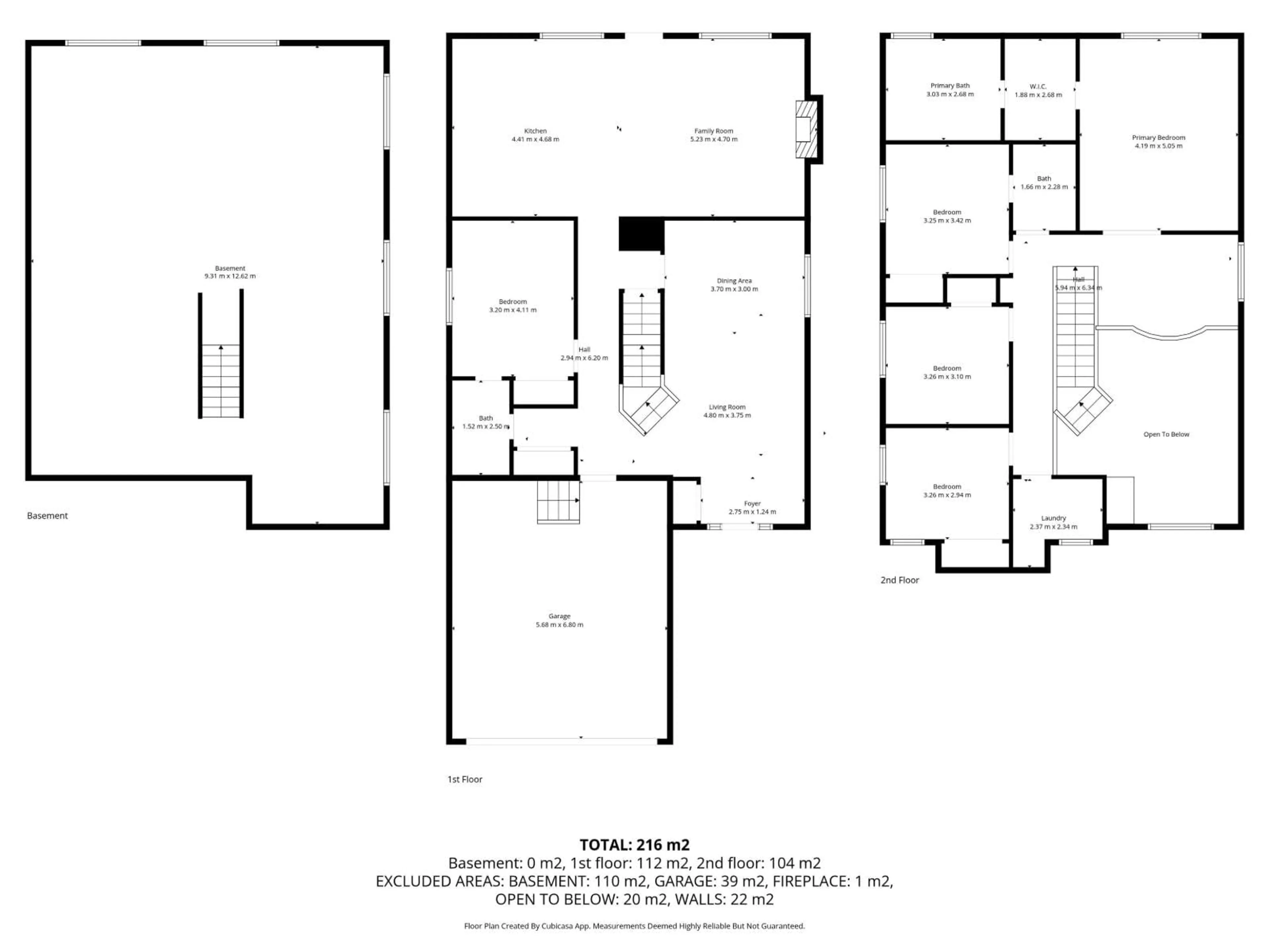Floor plan for 112 BREMNER CR, Fort Saskatchewan Alberta T8L0E2