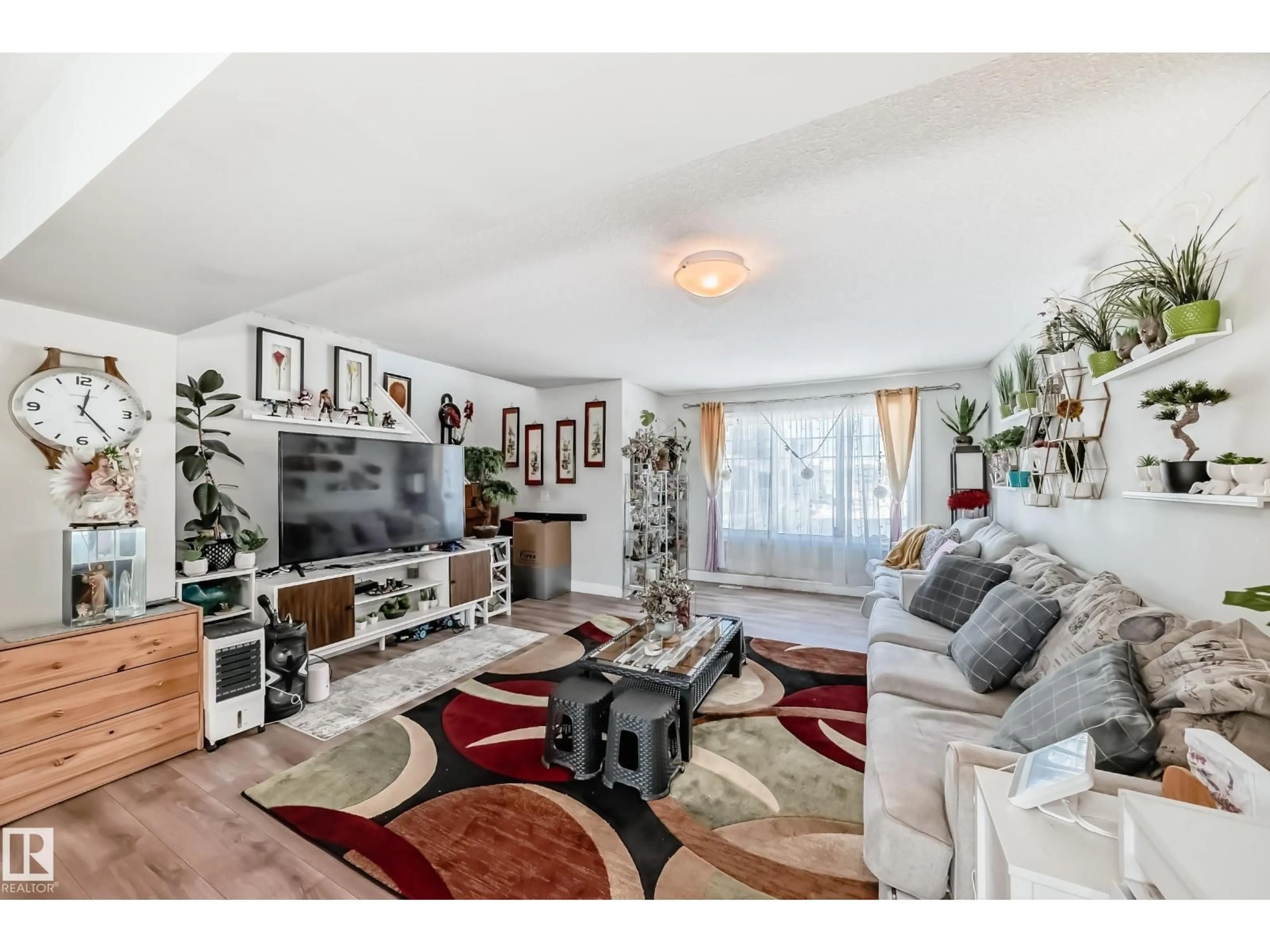 Living room with furniture, unknown for #35 - 1391 STARLING DR, Edmonton Alberta T5S0L3