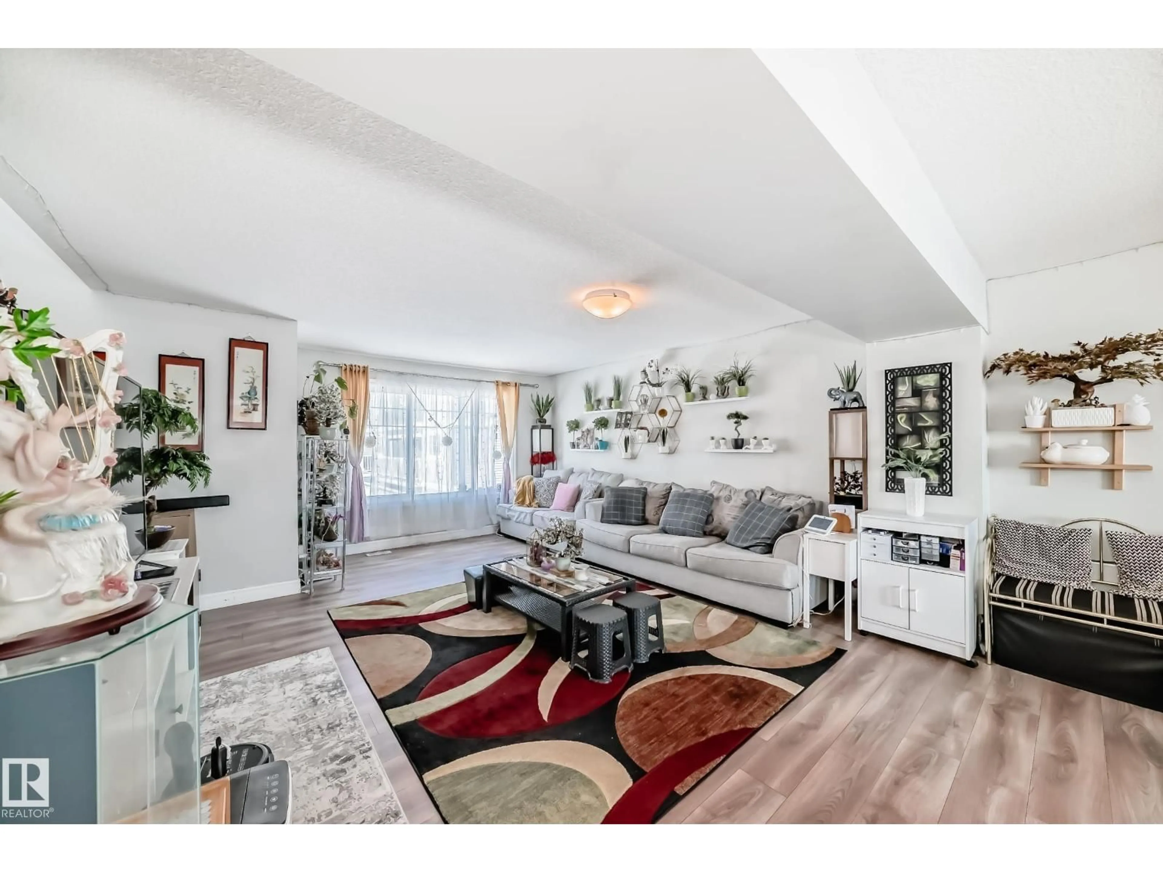 Living room with furniture, unknown for #35 - 1391 STARLING DR, Edmonton Alberta T5S0L3