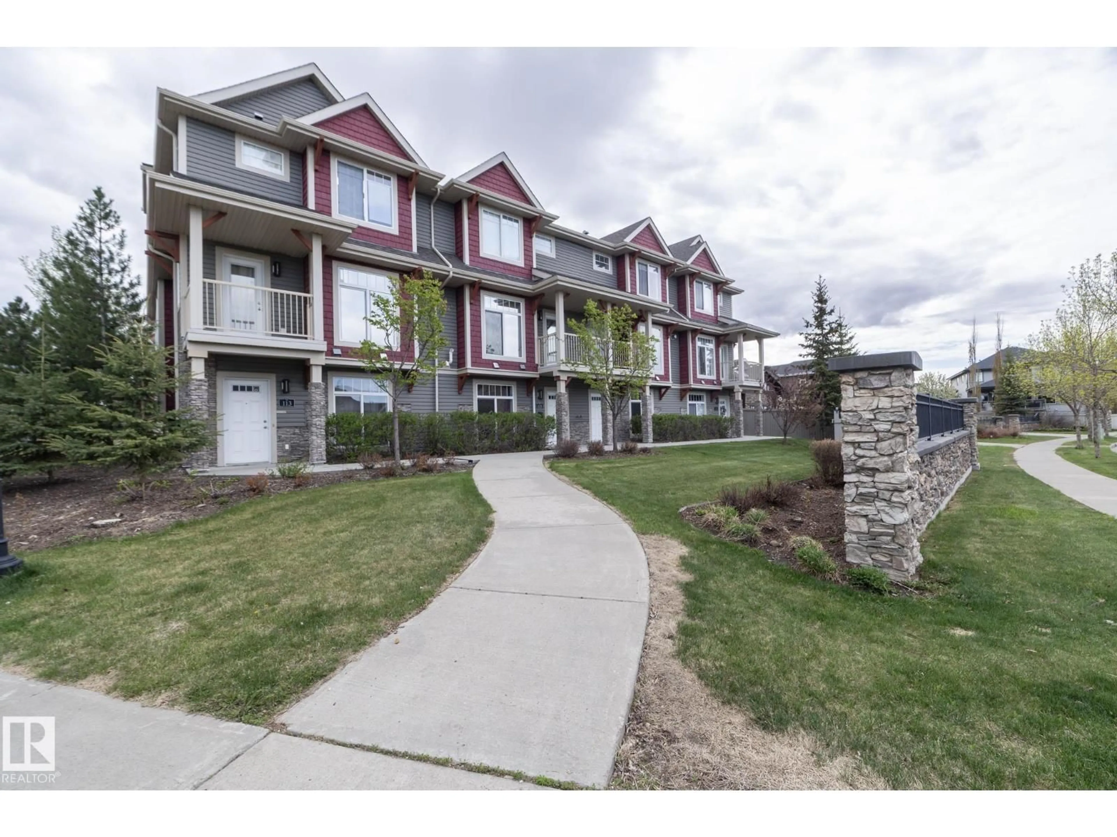 A pic from outside/outdoor area/front of a property/back of a property/a pic from drone, mountain view for 117 CALLAGHAN DR, Edmonton Alberta T6W0J8