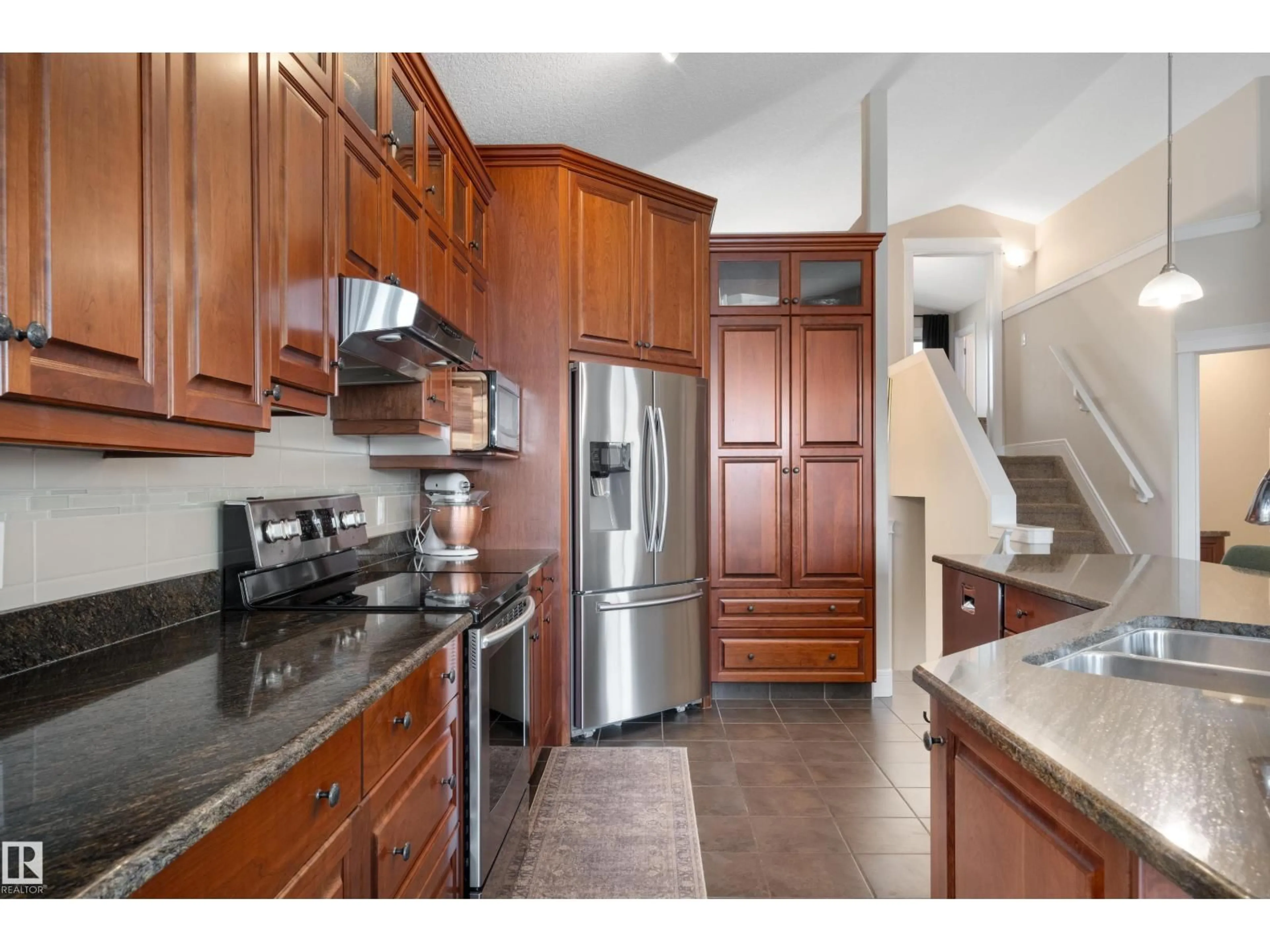 Standard kitchen, ceramic/tile floor for 65 LAKEWOOD BV, Beaumont Alberta T4X0B5