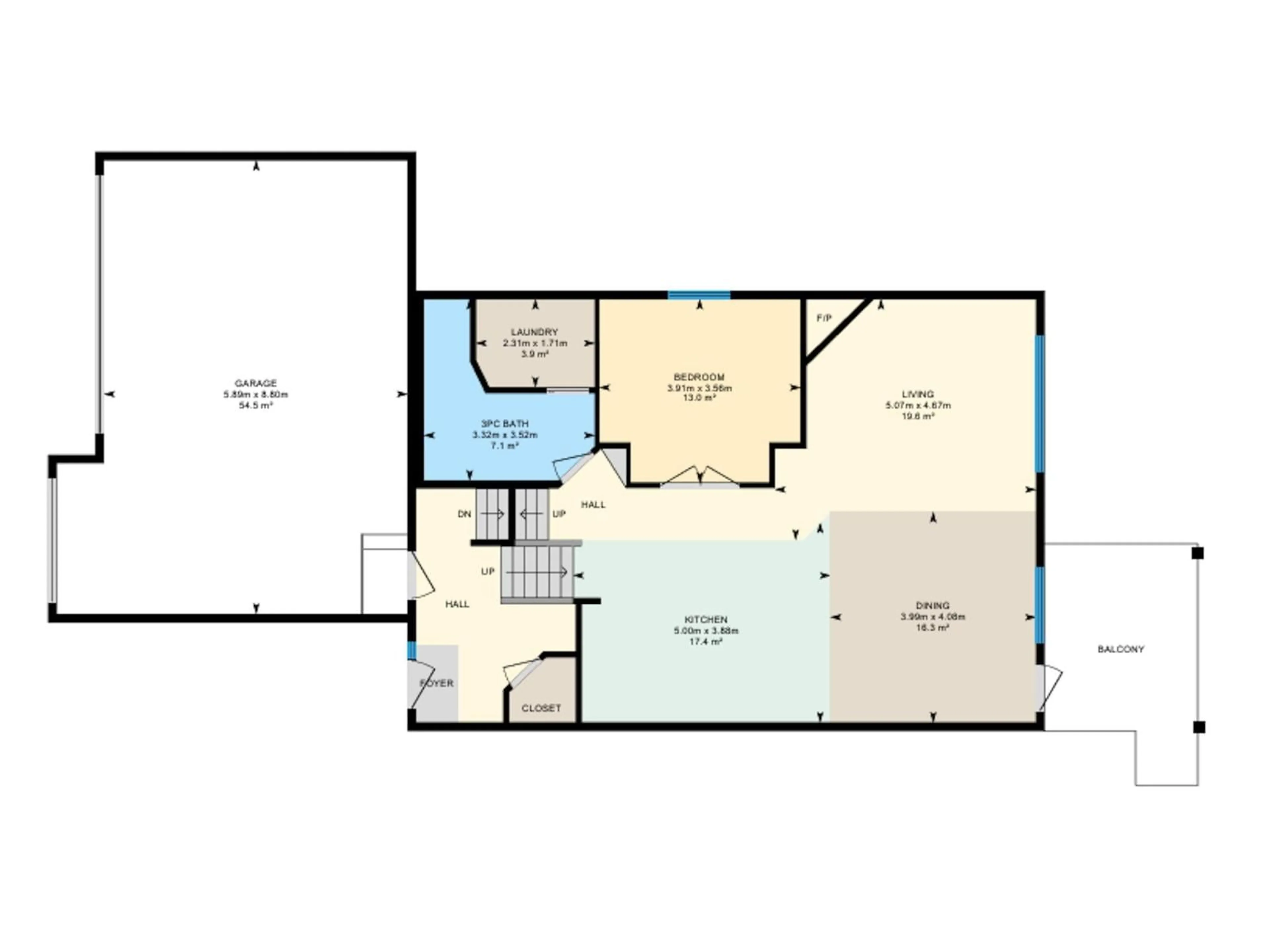 Floor plan for 65 LAKEWOOD BV, Beaumont Alberta T4X0B5