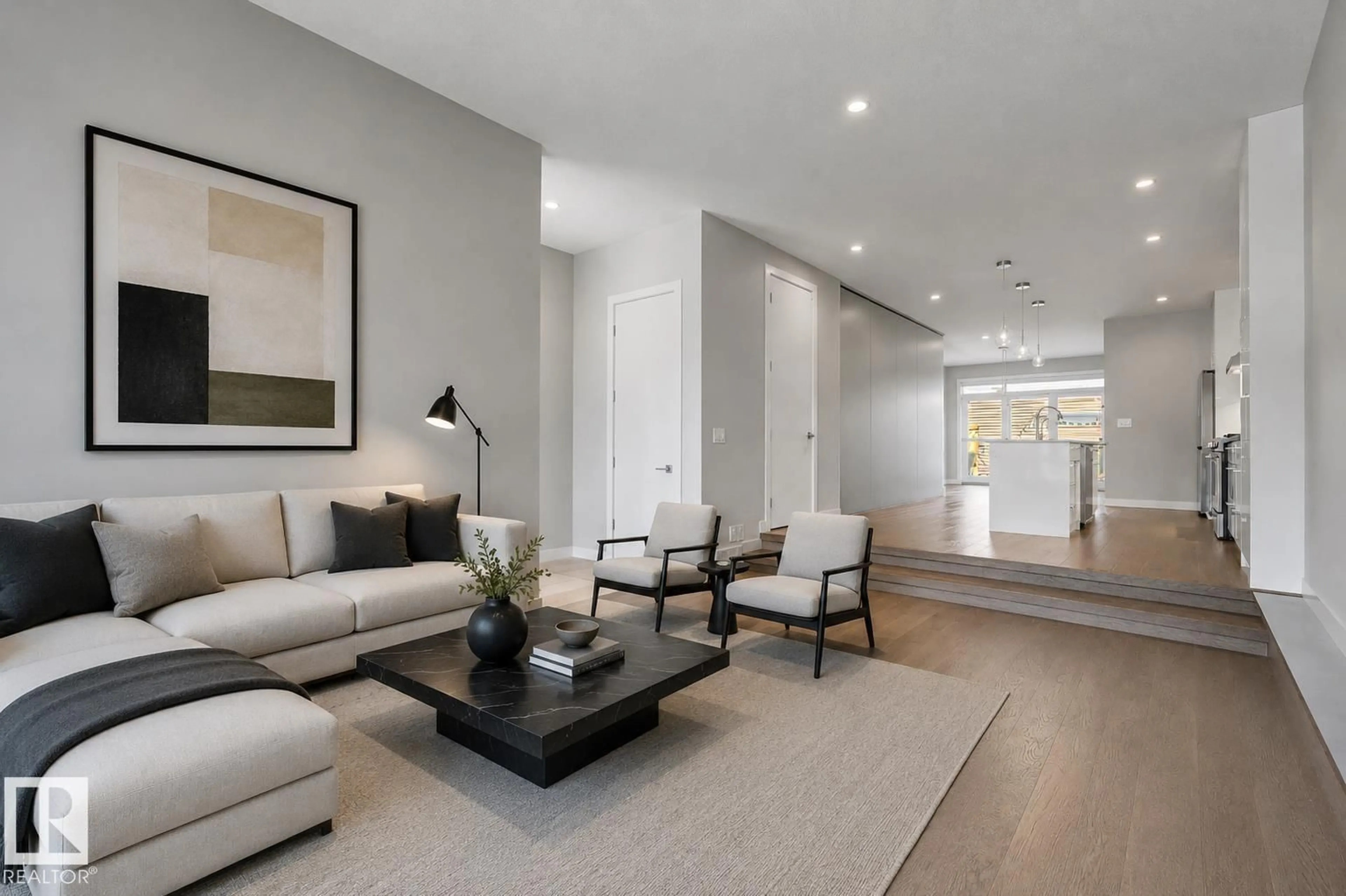 Living room with furniture, unknown for 11430 75 AV, Edmonton Alberta T6G0H7