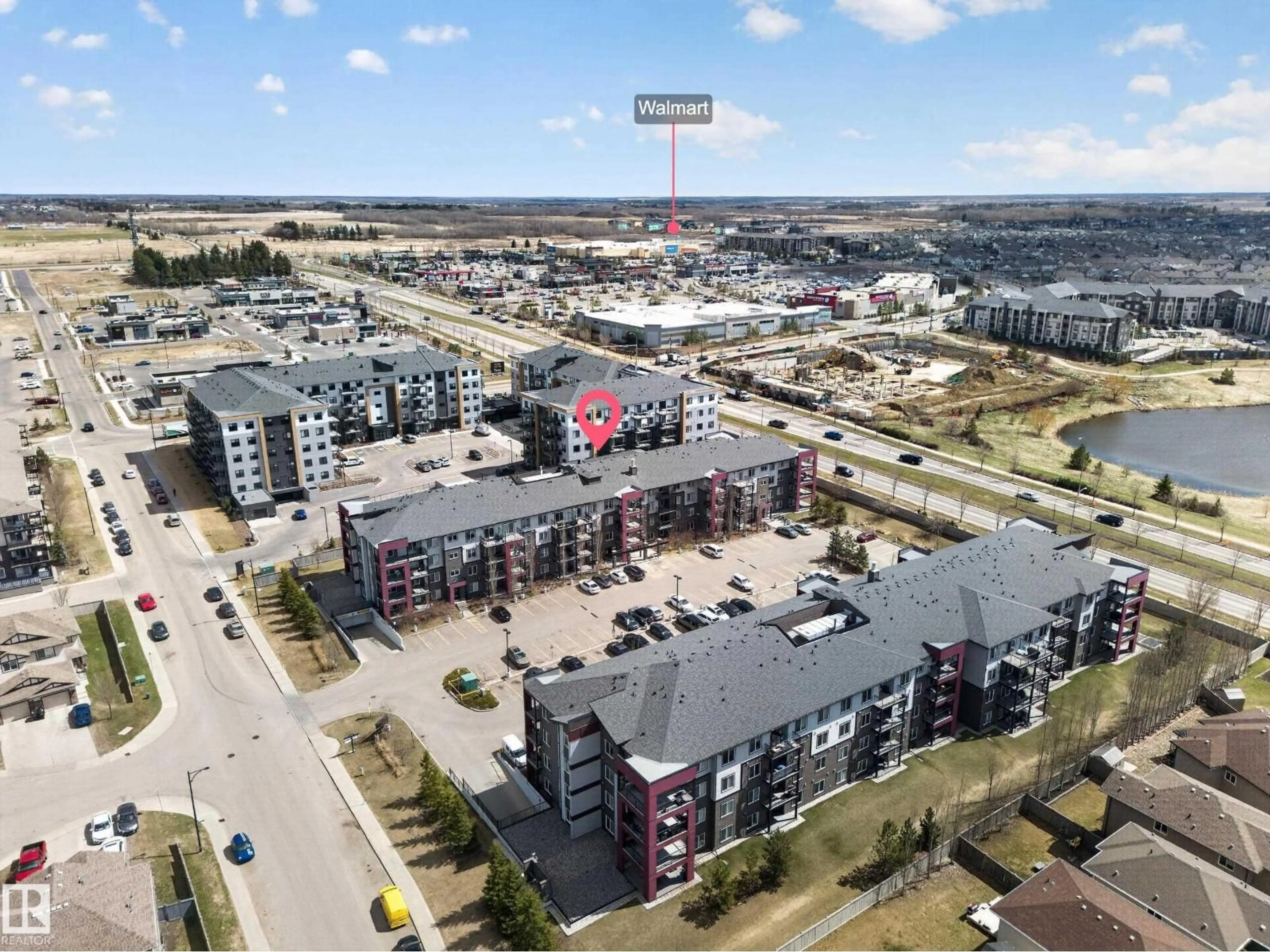 A pic from outside/outdoor area/front of a property/back of a property/a pic from drone, unknown for 228 5515 7 AVE SW, Edmonton Alberta T6X2A8