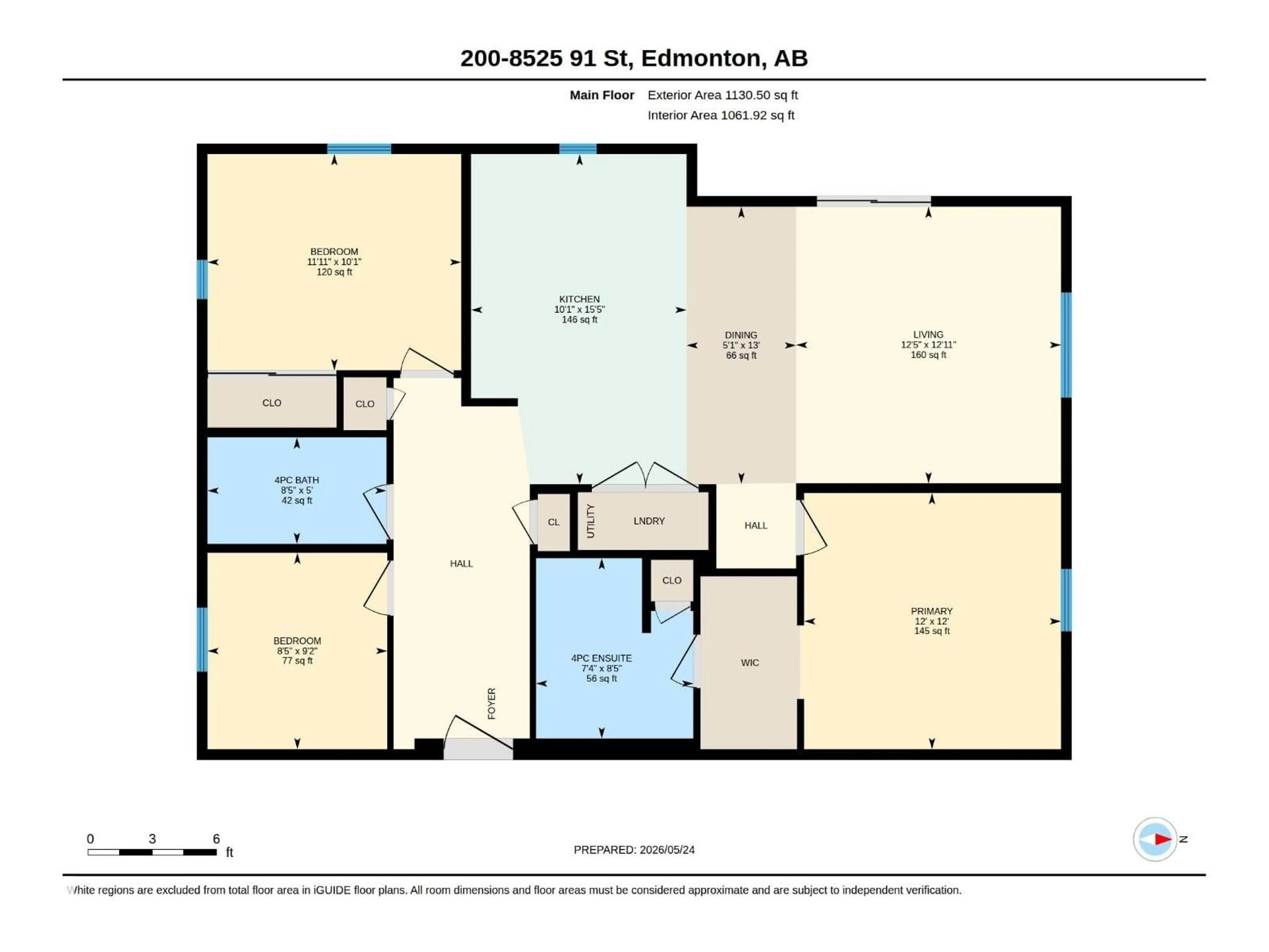 Floor plan for #200 - 8525 91 ST, Edmonton Alberta T6C3N1