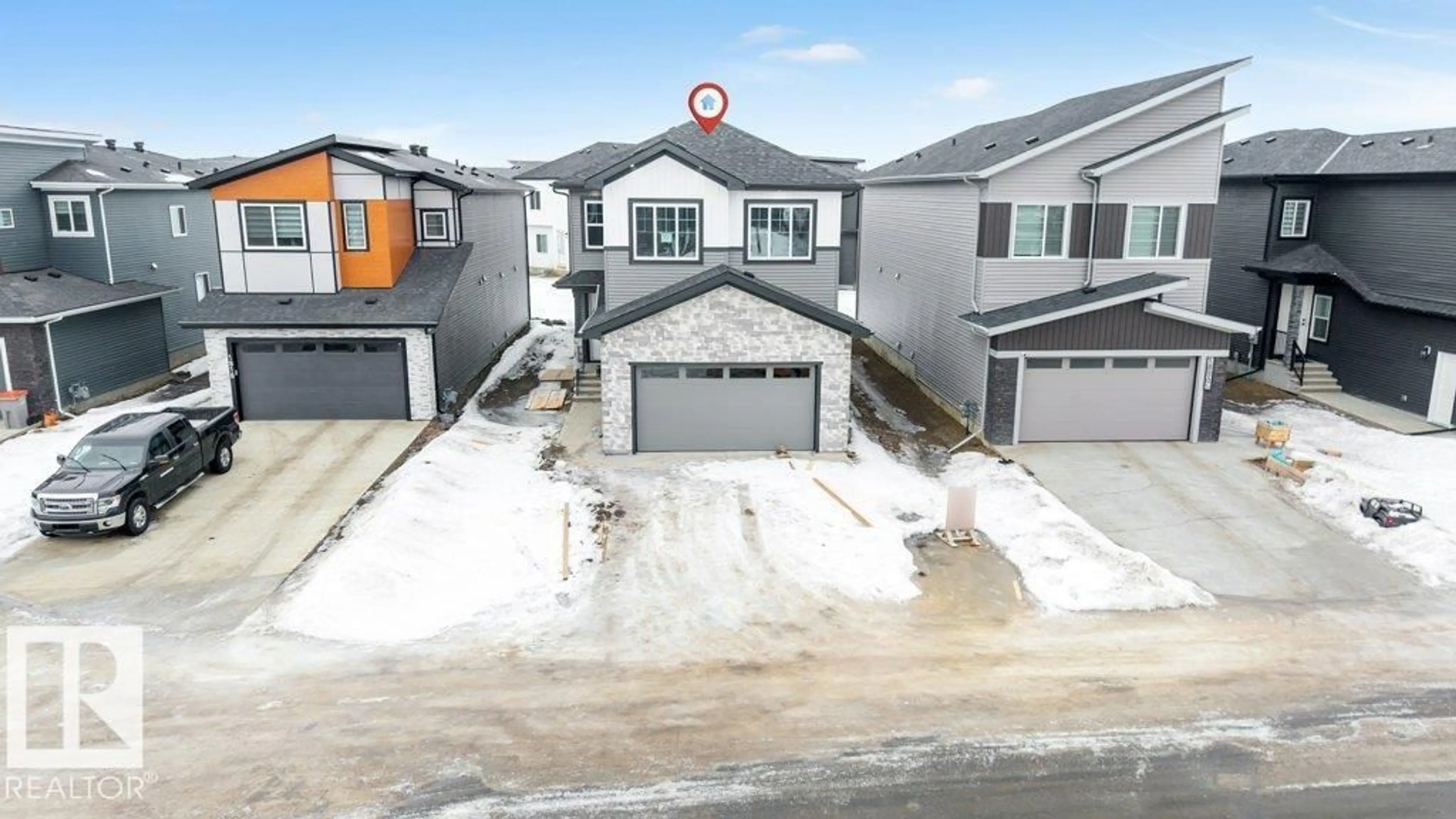 A pic from outside/outdoor area/front of a property/back of a property/a pic from drone, street for 1824 62 AV, Rural Leduc County Alberta T4X3C8