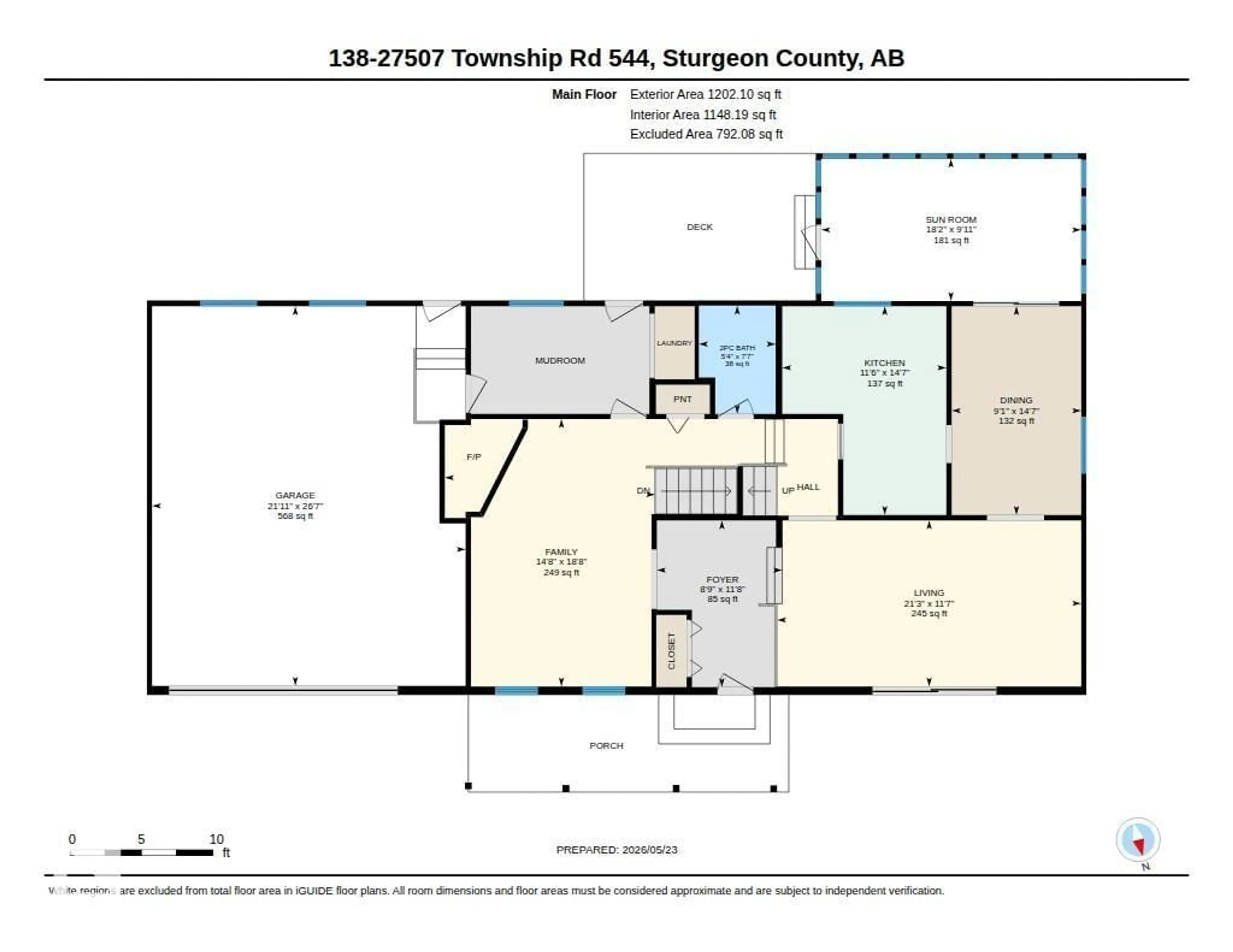 Floor plan for 138 27507 TWP ROAD 544, Rural Sturgeon County Alberta T8R2B5