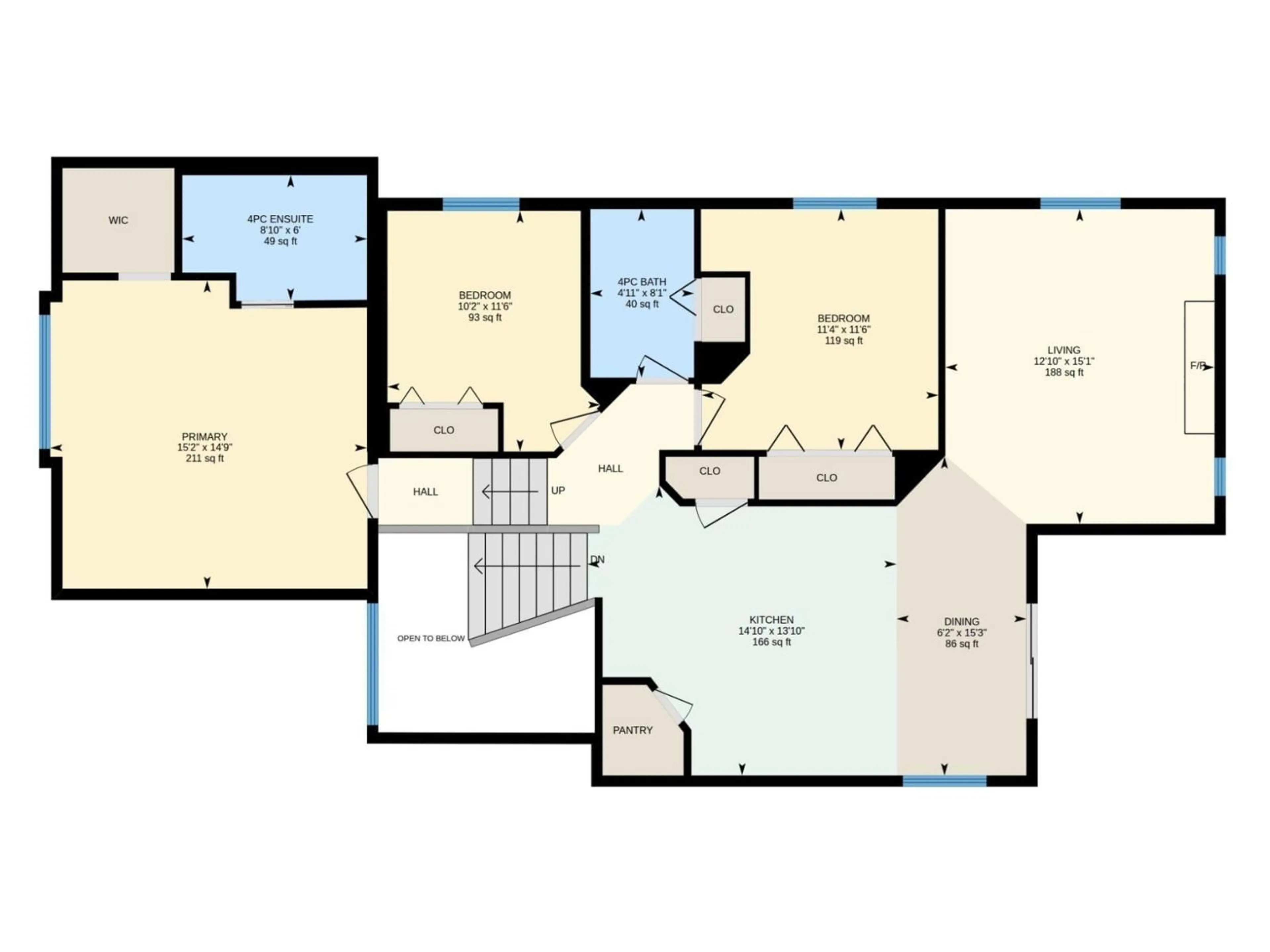 Floor plan for NW - 3608 130 AV, Edmonton Alberta T8H1X3