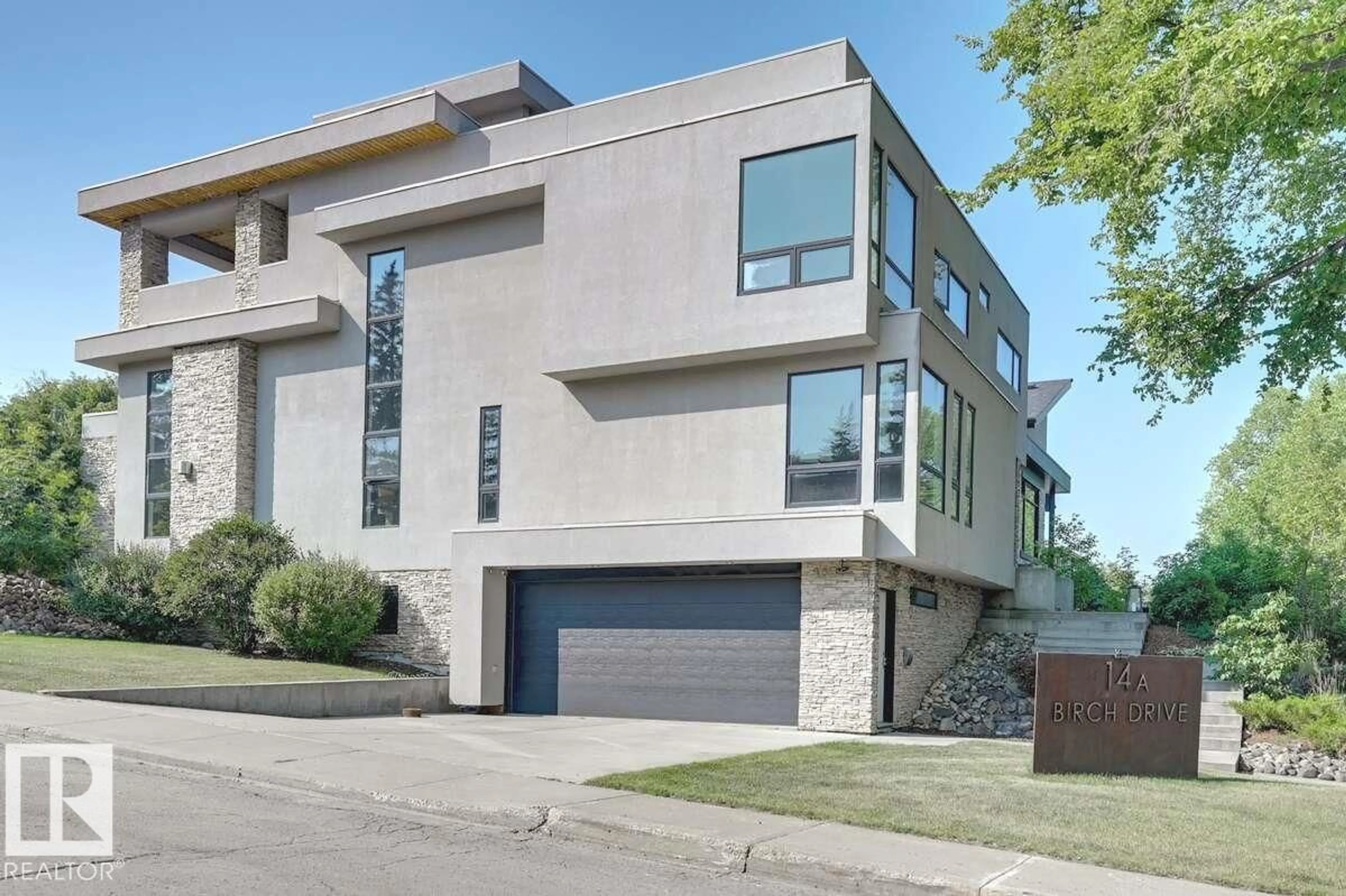 Home with brick exterior material, street for 14A BIRCH DR, St. Albert Alberta T8N0C9