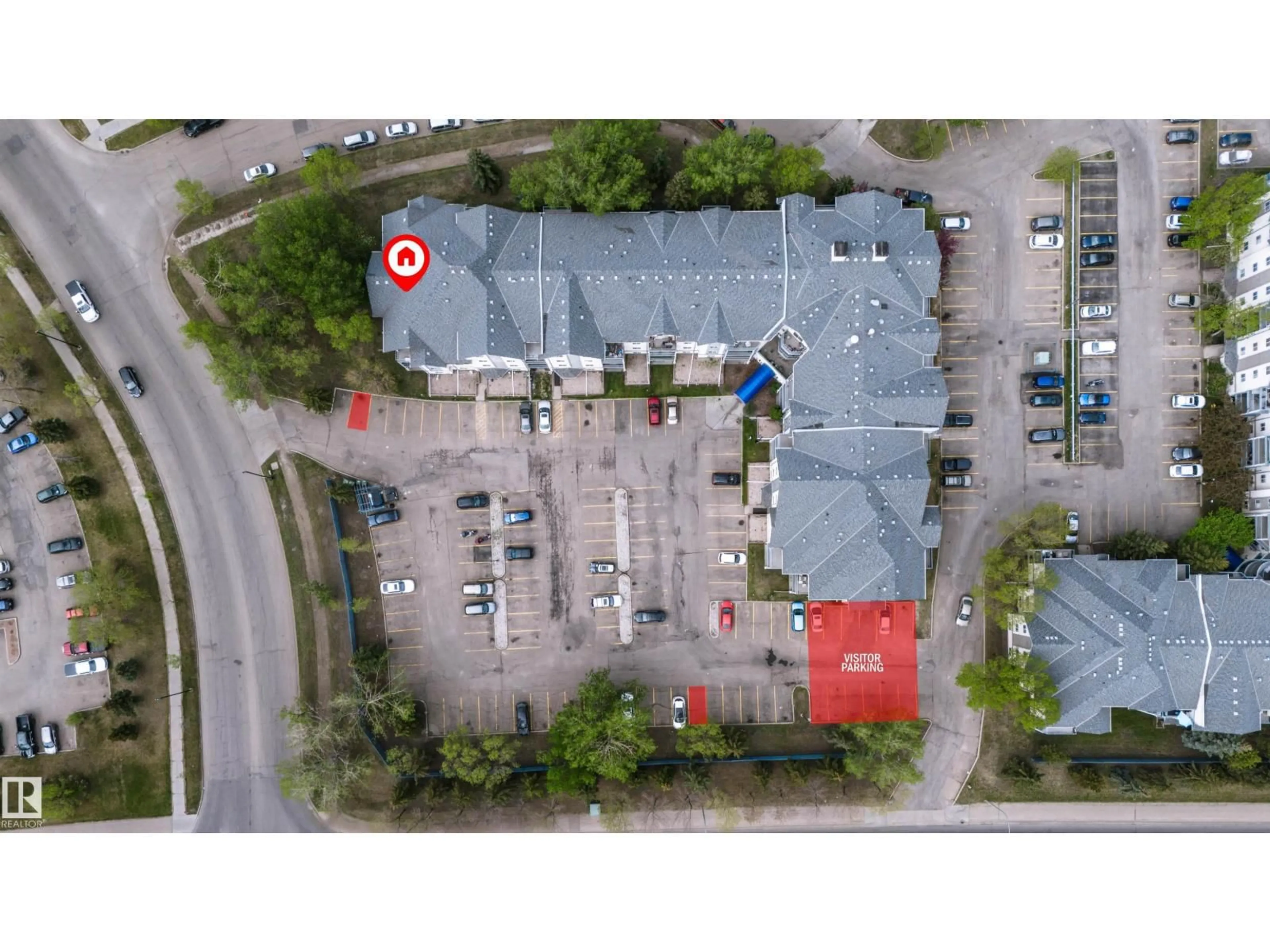 A pic from outside/outdoor area/front of a property/back of a property/a pic from drone, unknown for #302 - 2508 50 ST, Edmonton Alberta T6L6X9