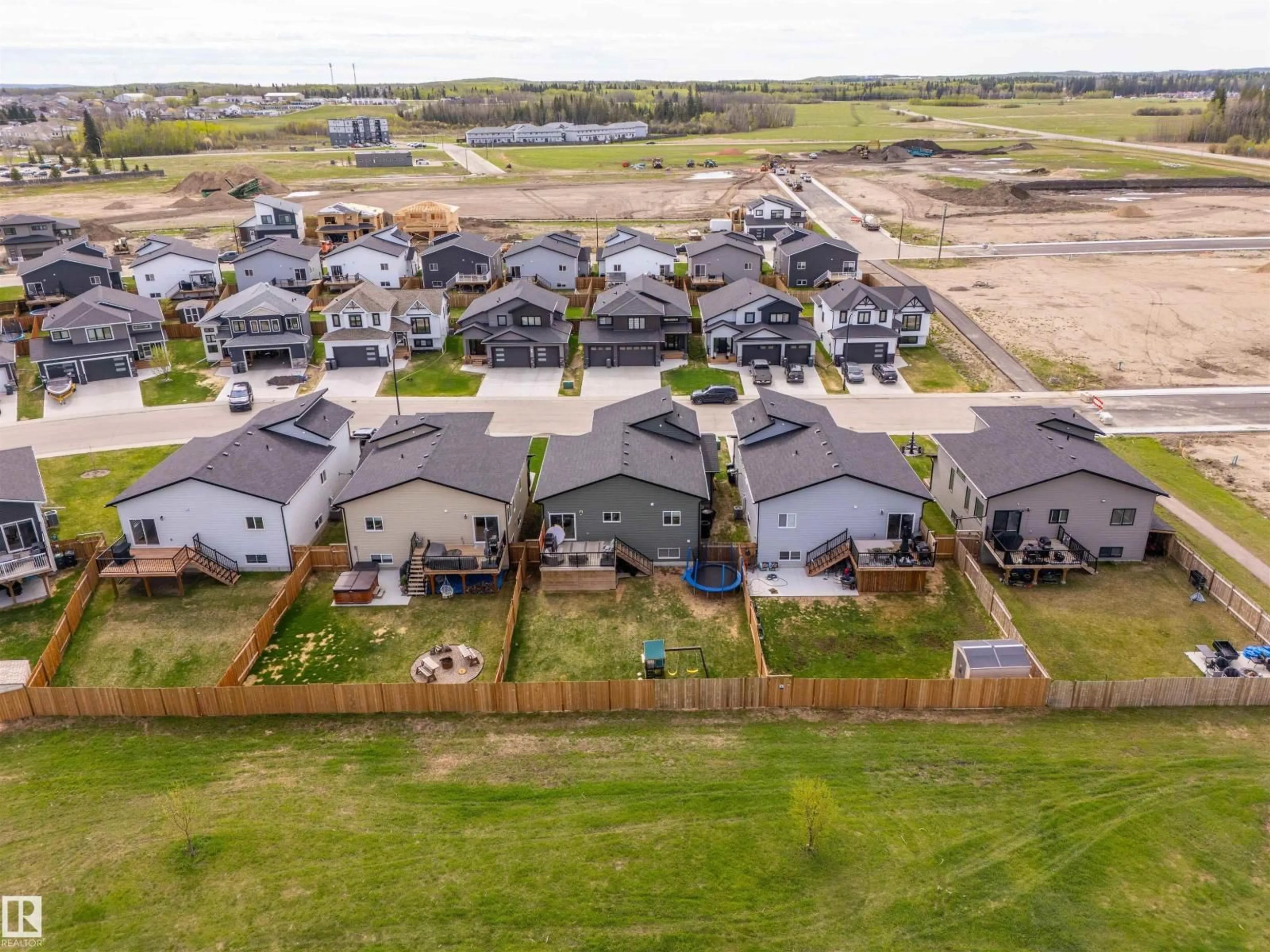 A pic from outside/outdoor area/front of a property/back of a property/a pic from drone, water/lake/river/ocean view for 318 WATERTON WY, Cold Lake Alberta T9M0L4