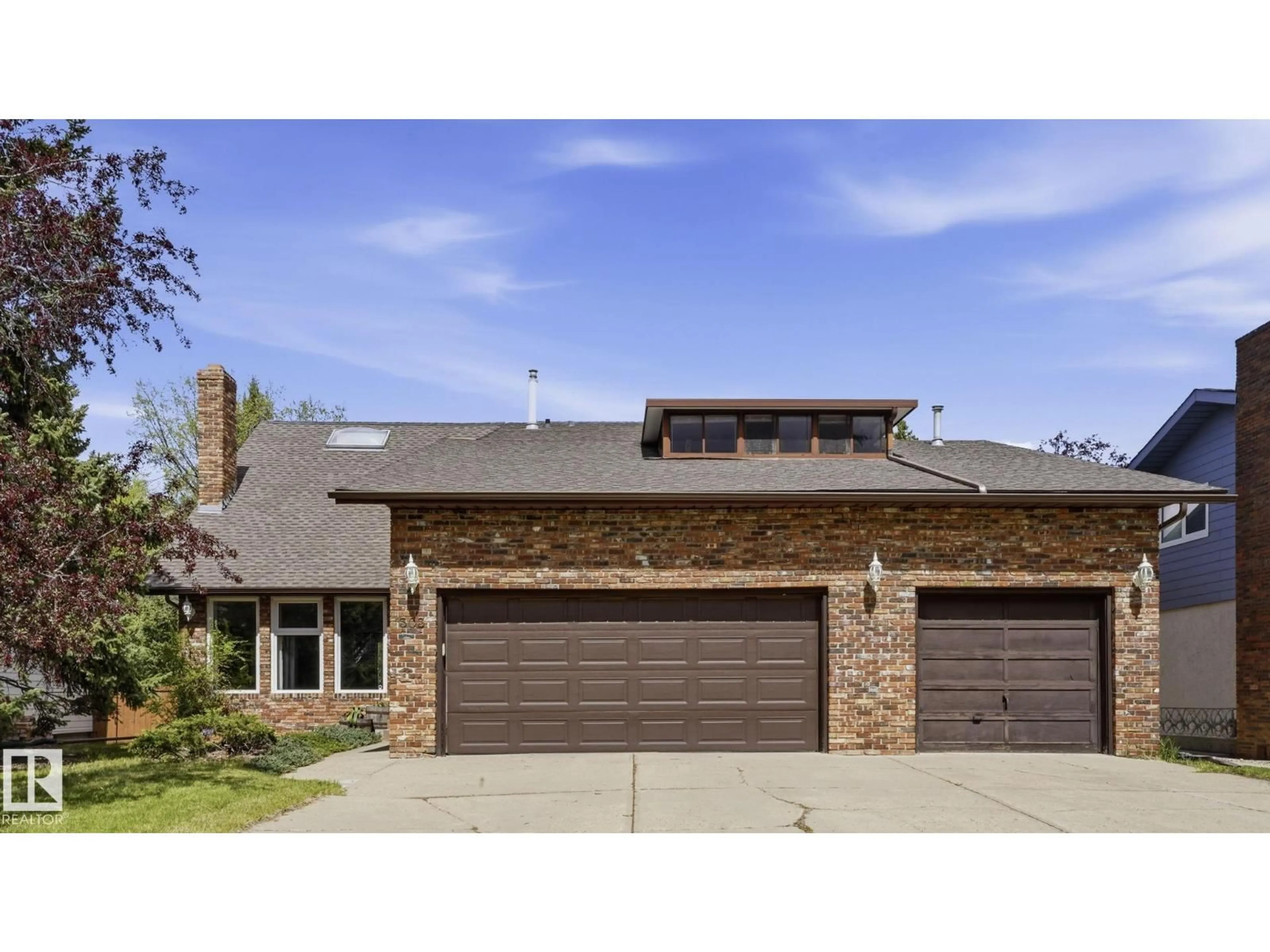 Home with brick exterior material, street for 303 WESTRIDGE RD, Edmonton Alberta T5T1C4