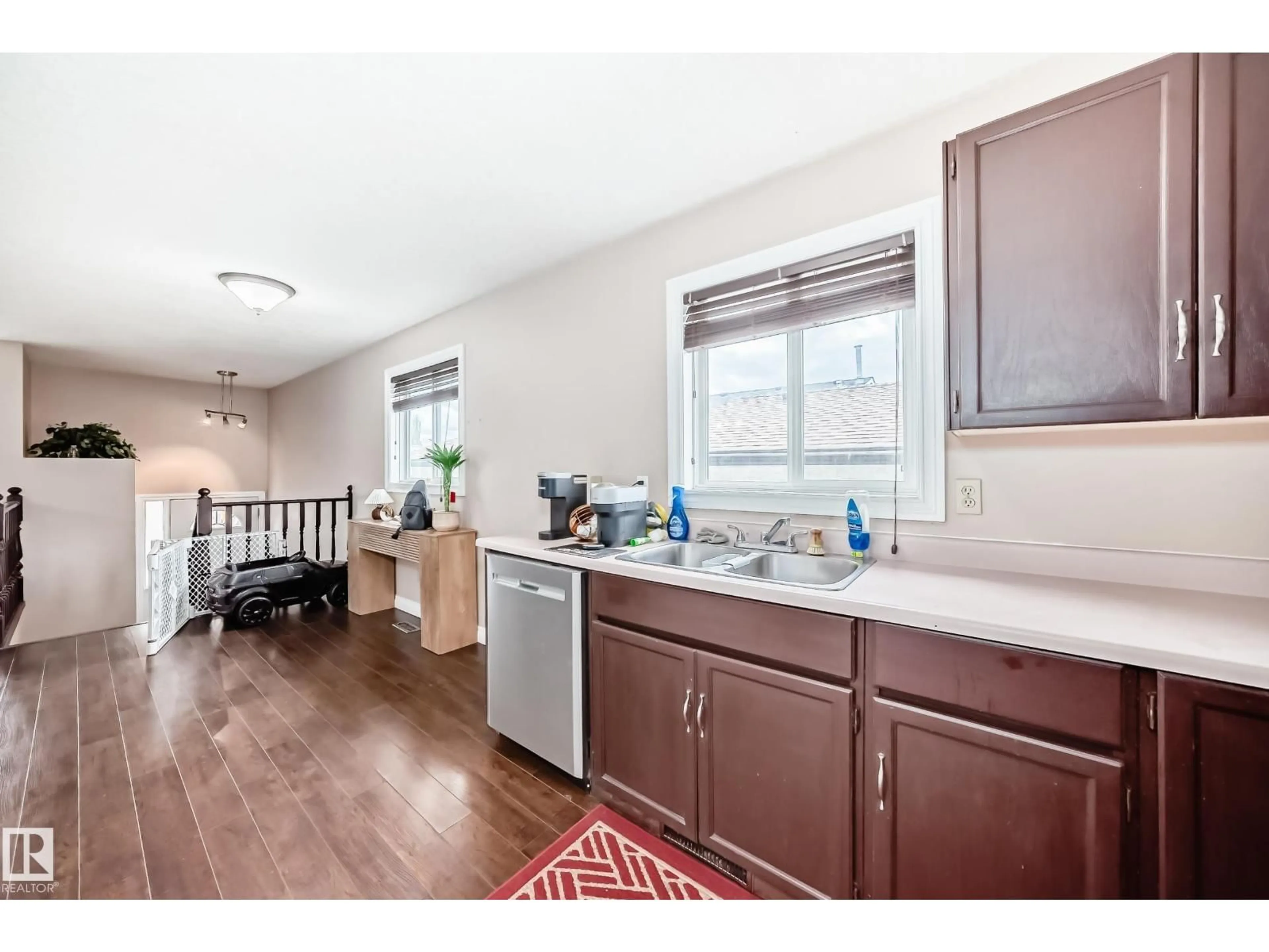 Open concept kitchen, unknown for 9110 180A AV, Edmonton Alberta T5Z2K5