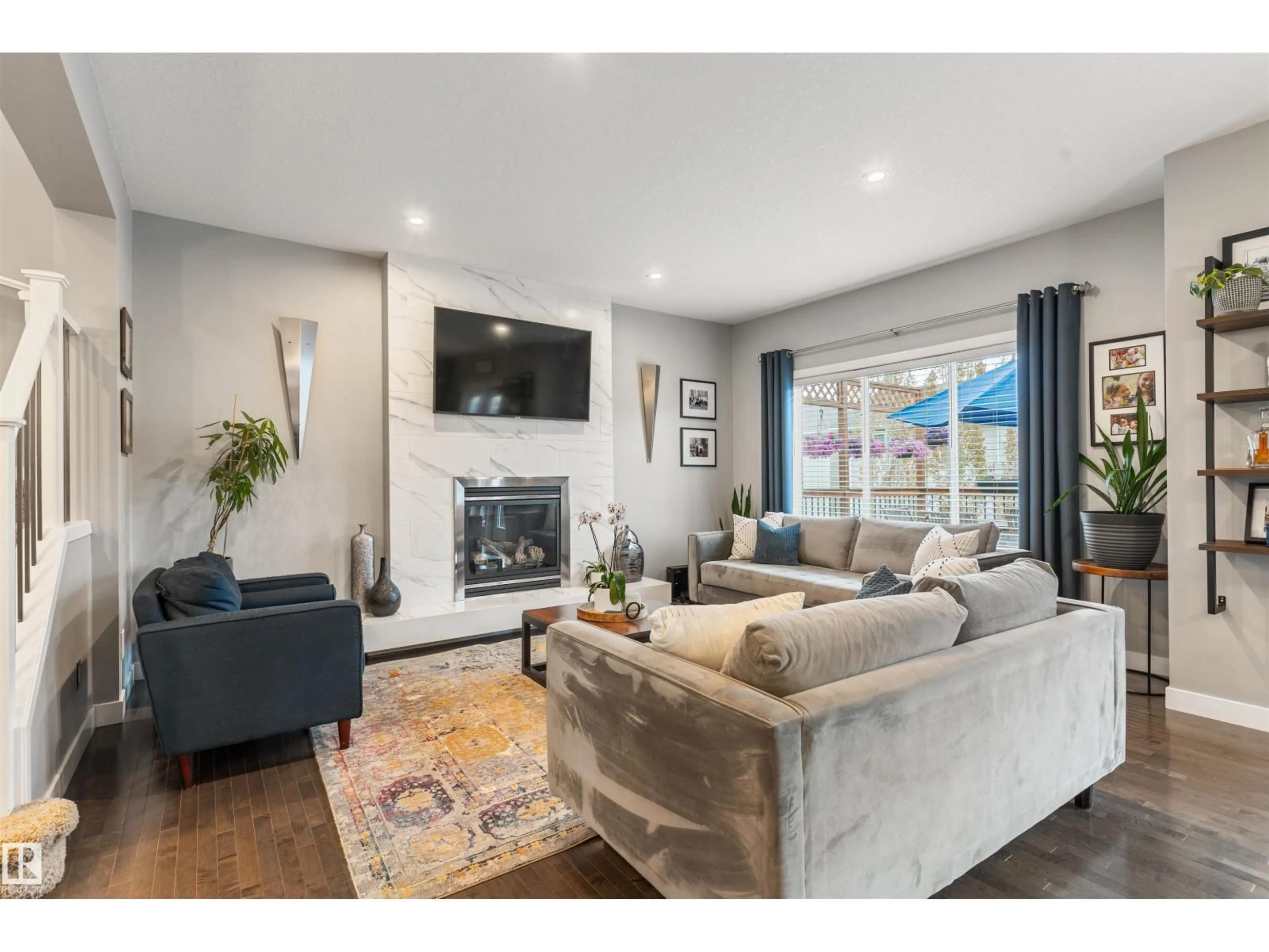 Living room with furniture, unknown for 9519 221 ST, Edmonton Alberta T5T4A8