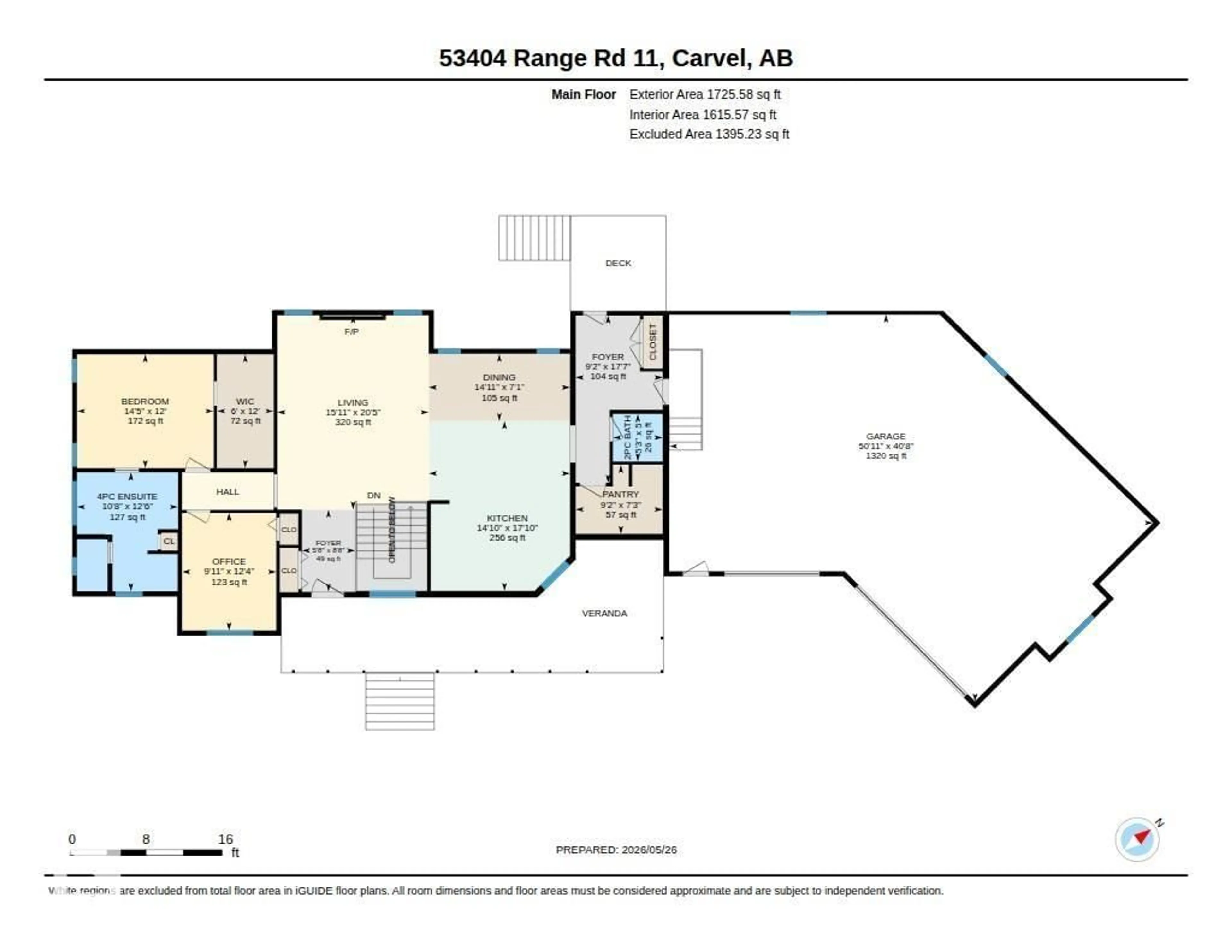 Floor plan for 53404 RGE ROAD 11, Rural Parkland County Alberta T7Y0B2