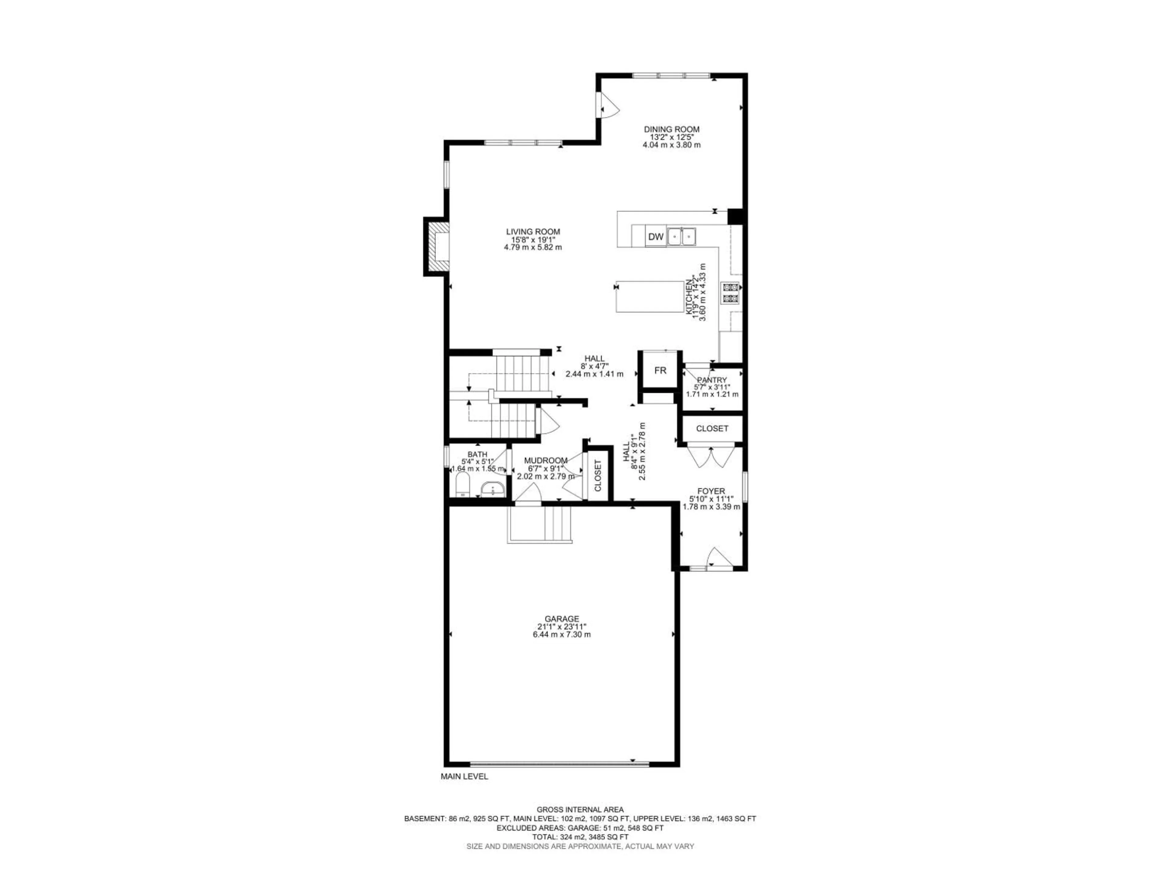 Floor plan for 1220 SECORD LANDING LD, Edmonton Alberta T5T4N3