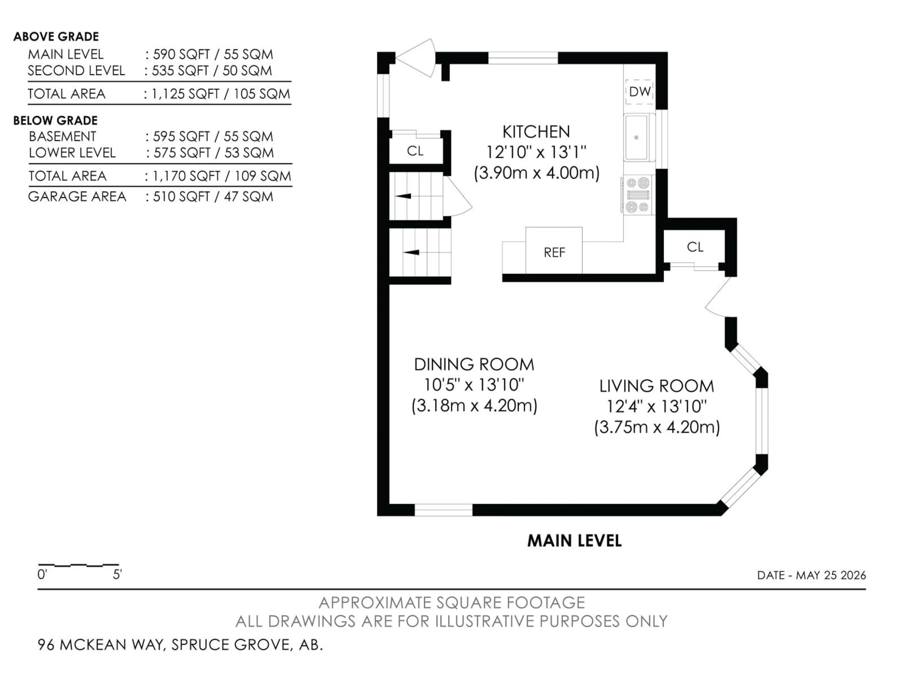 Floor plan for 96 MCKEAN WY, Spruce Grove Alberta T7X2S7