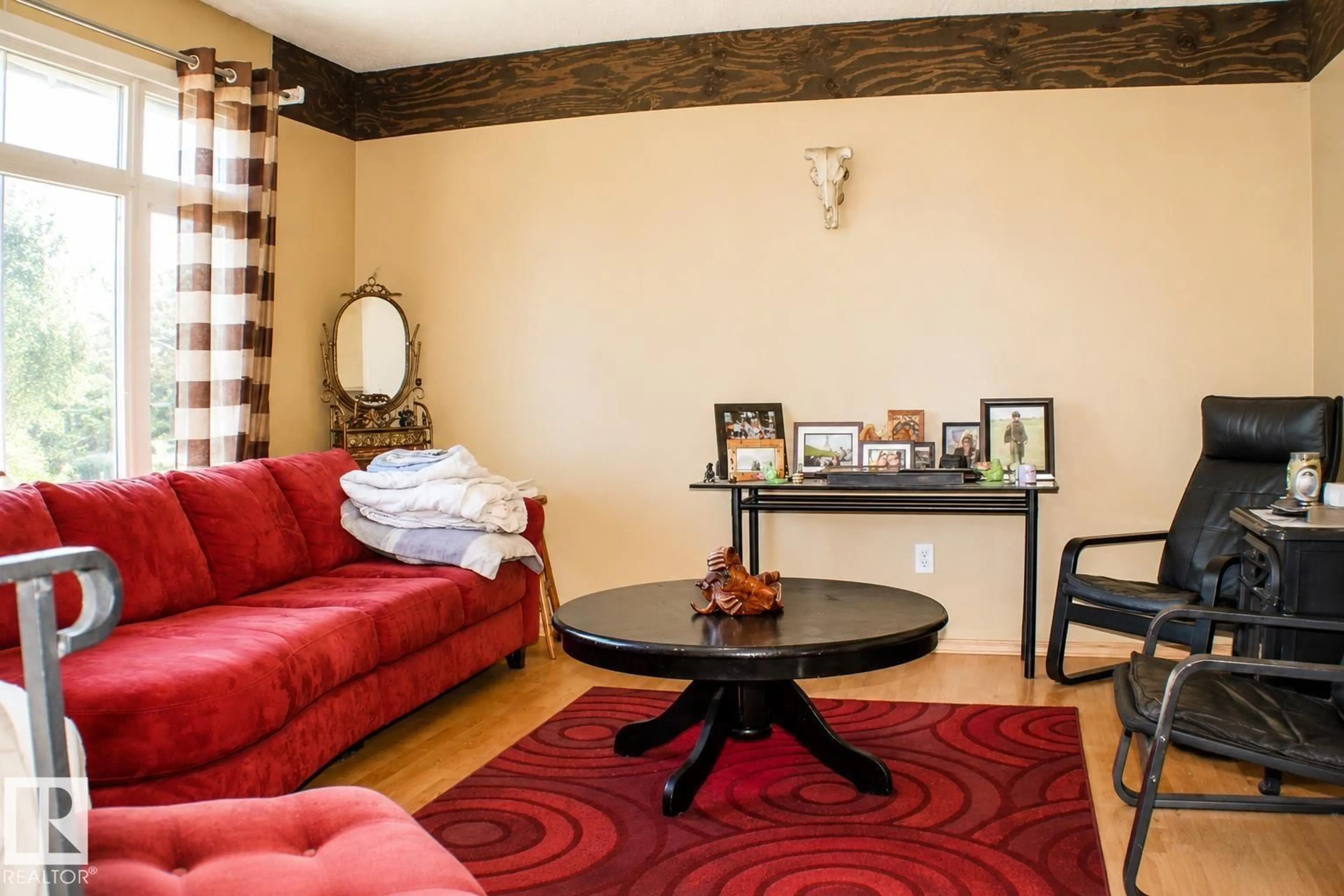 Living room with furniture, unknown for 111 DIAMOND DR, Millet Alberta T0C1Z0