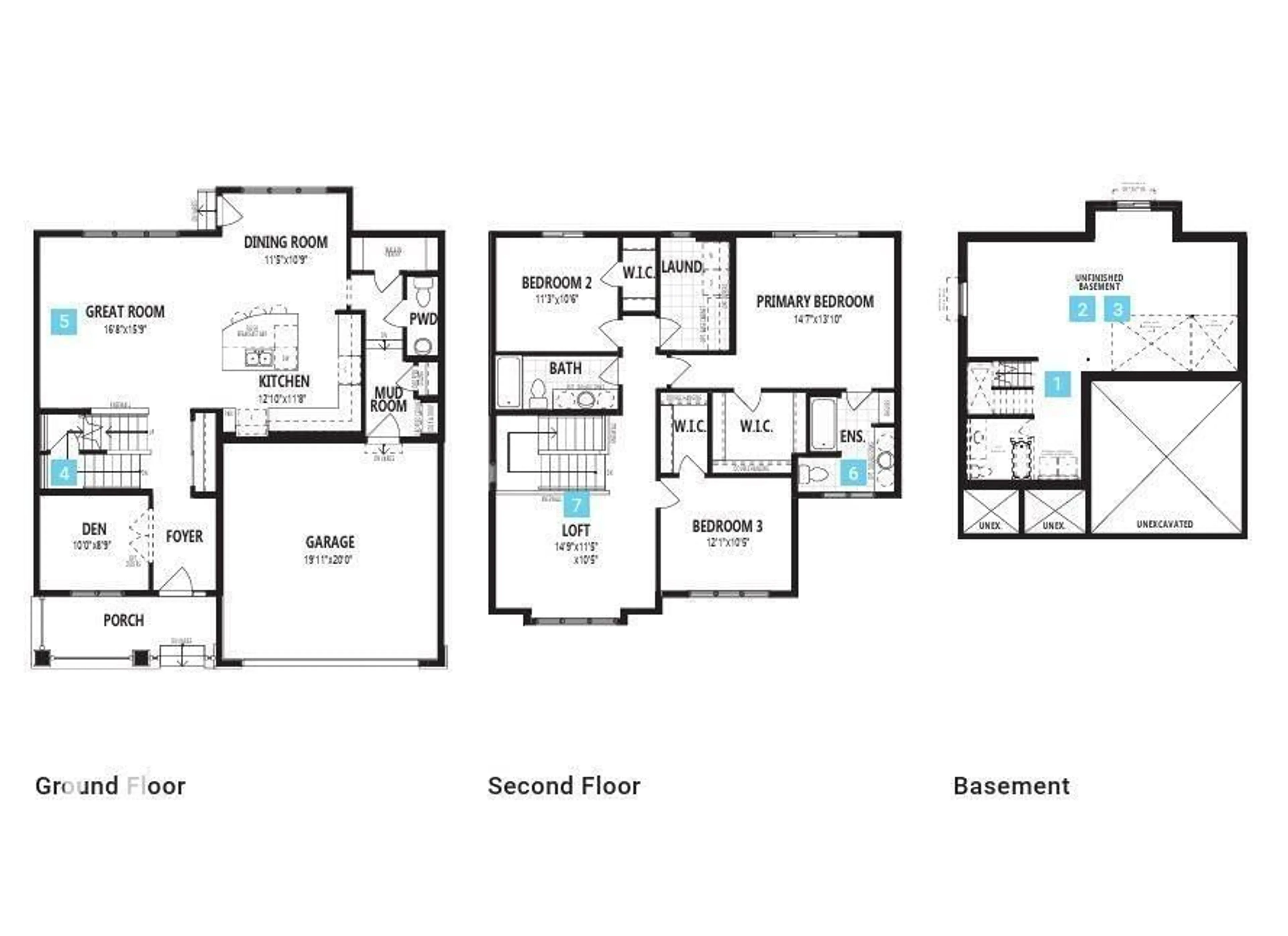 Floor plan for NW - 1520 205 ST, Edmonton Alberta T6M3E7