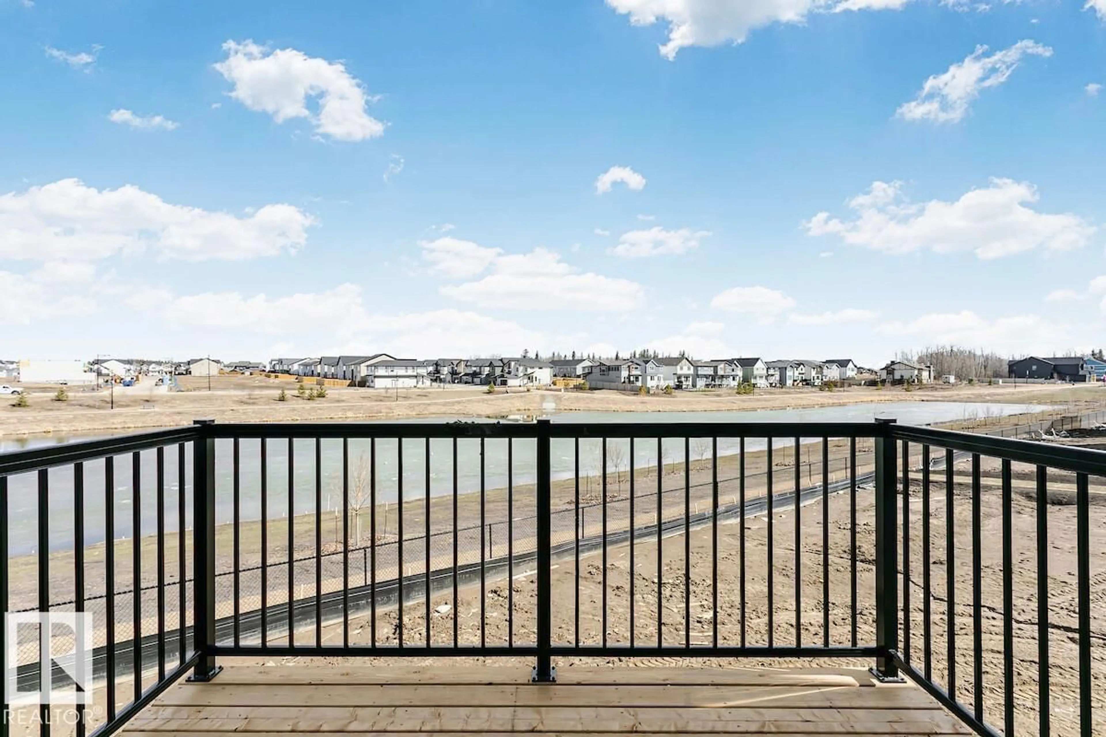 Patio, water/lake/river/ocean view for 2431 EGRET LO, Edmonton Alberta T6M3G9