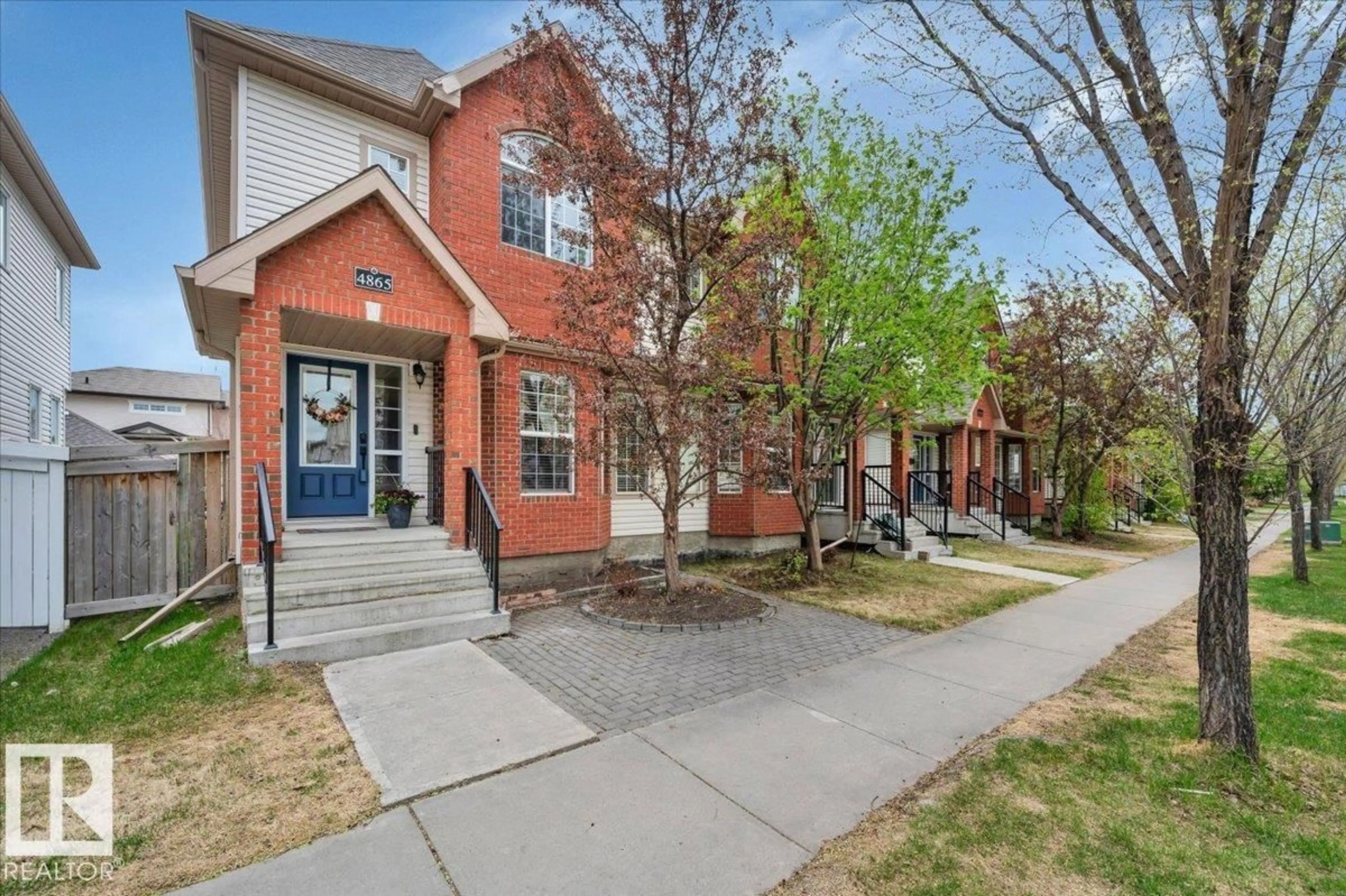 Home with brick exterior material, street for 4865 TERWILLEGAR CM, Edmonton Alberta T6R0A8