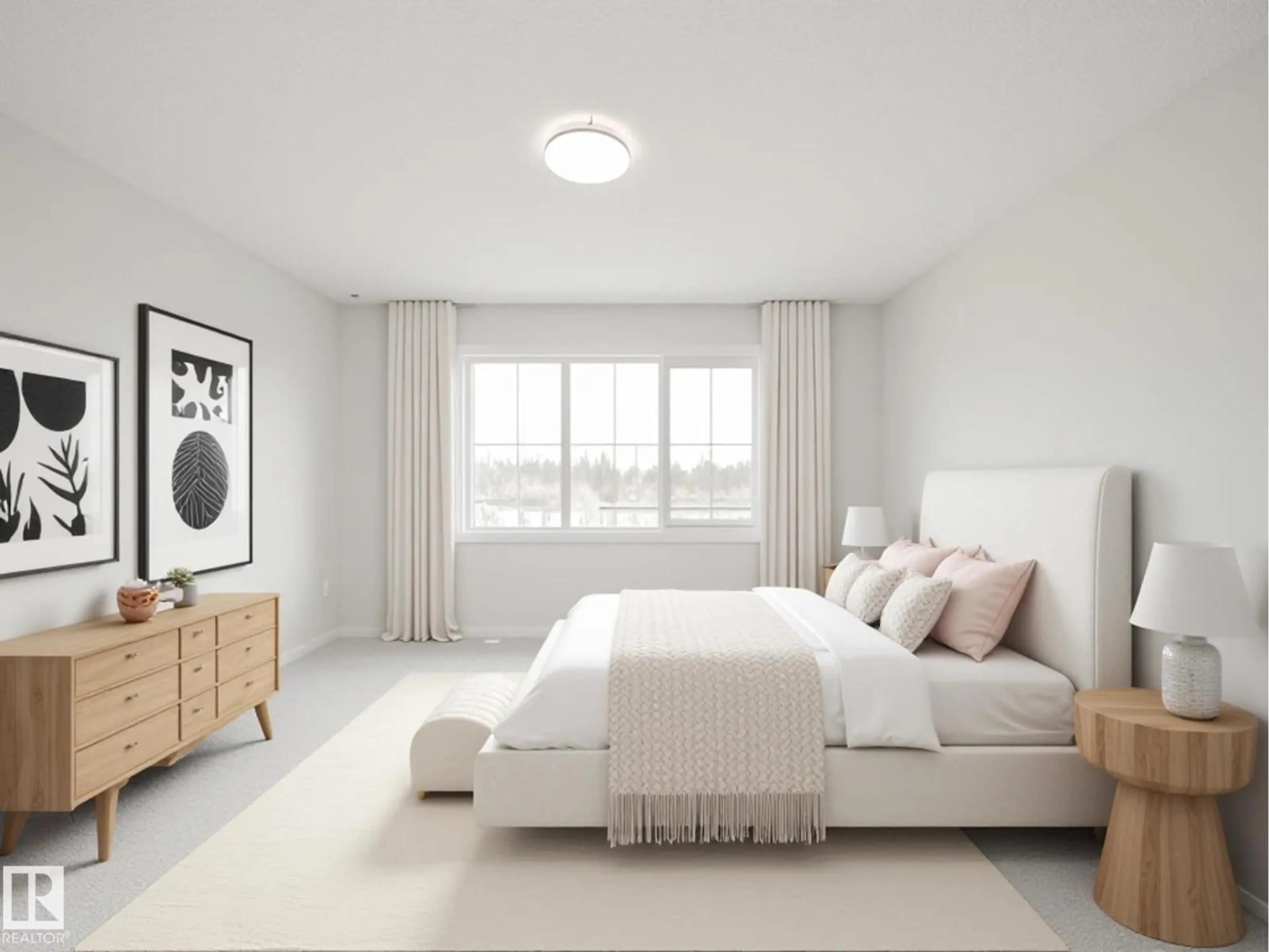 Bedroom with bed, unknown for 326 172 AV, Edmonton Alberta T5Y4G8